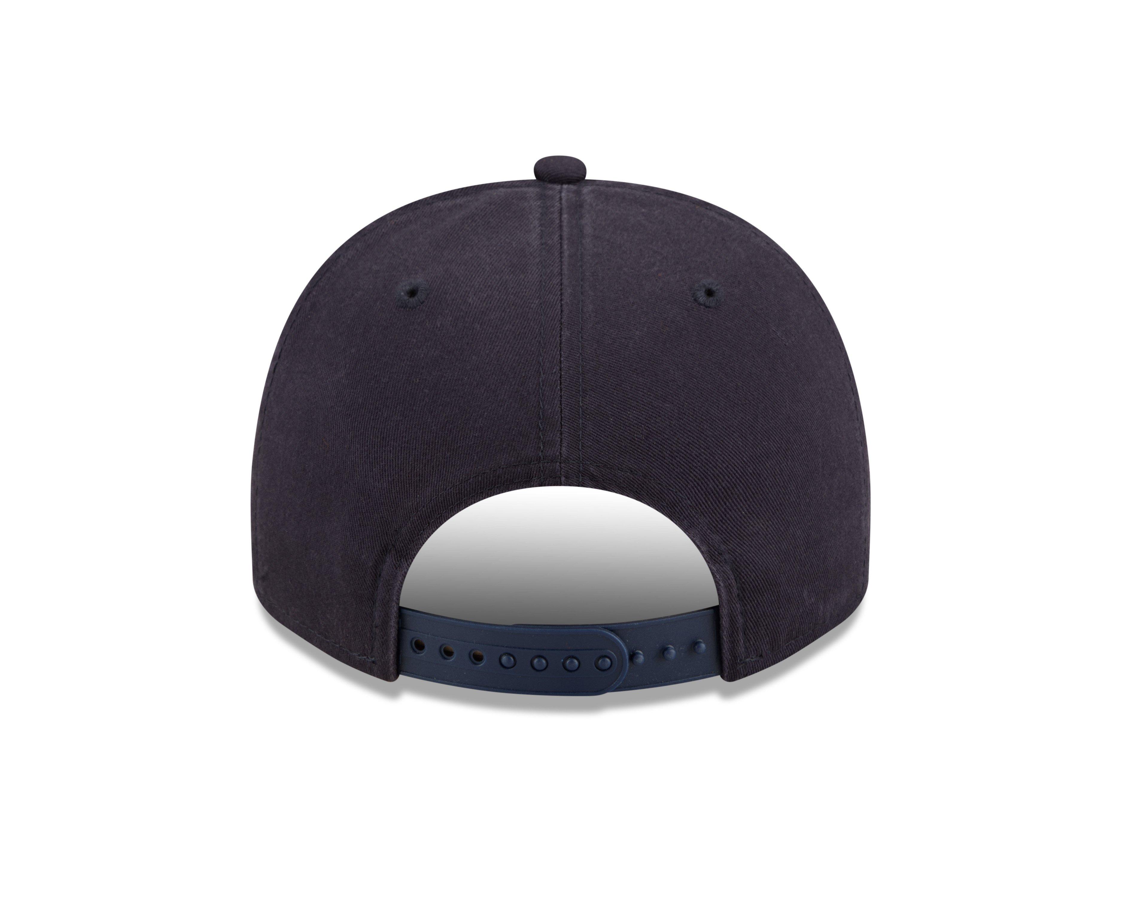 New Era Atlanta Braves 9FIFTY A-Frame Historic Snapback Hat-Navy - NAVY Thumbnail View 4