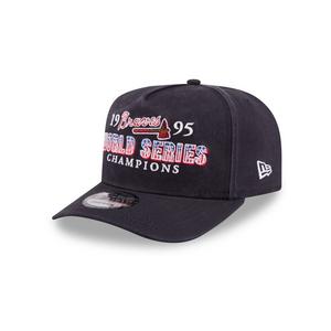 New Era Atlanta Braves 9FIFTY A-Frame Historic Snapback Hat-Navy