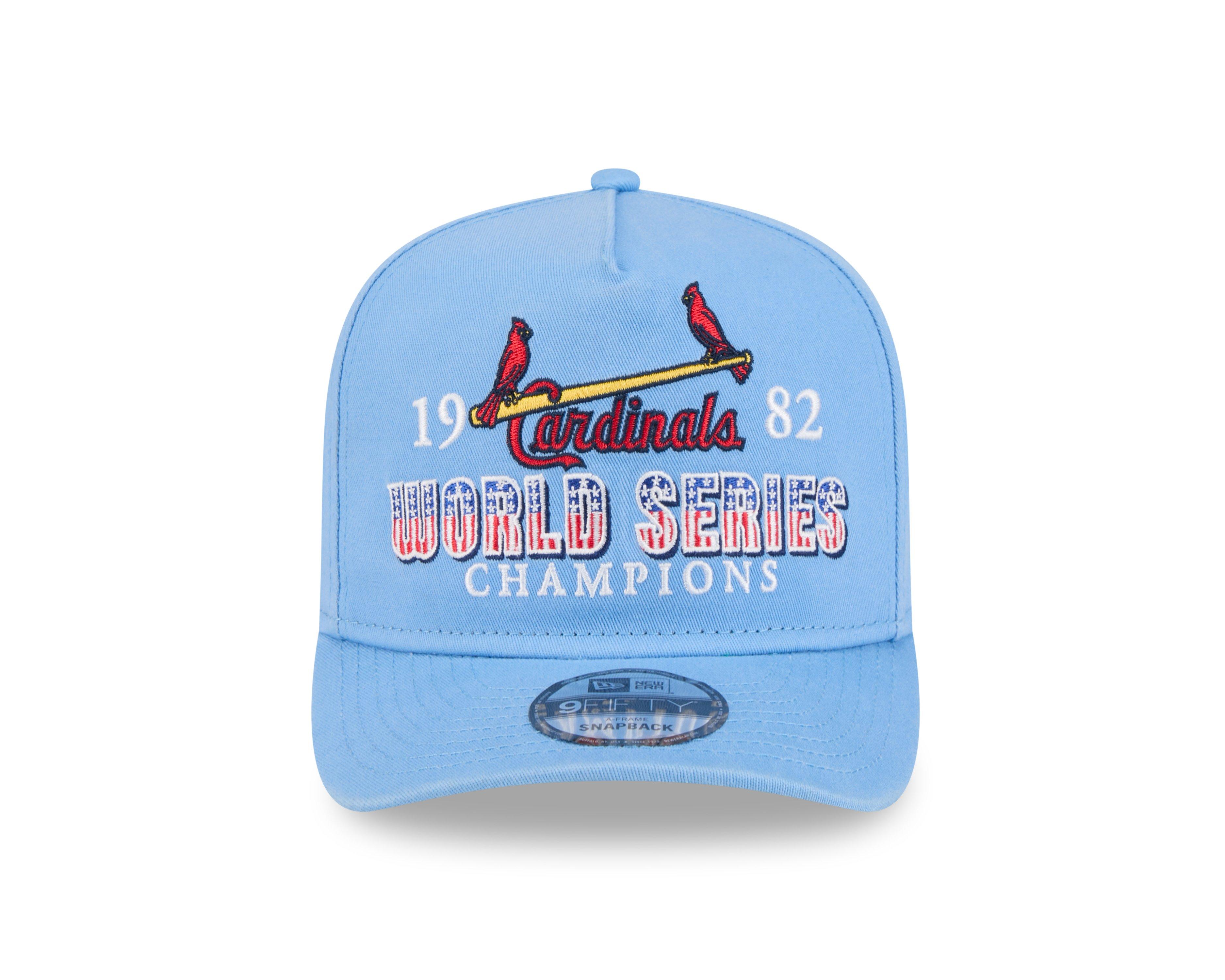 New Era St. Louis Cardinals 9FIFTY A-Frame Historic Light Blue Snapback Hat