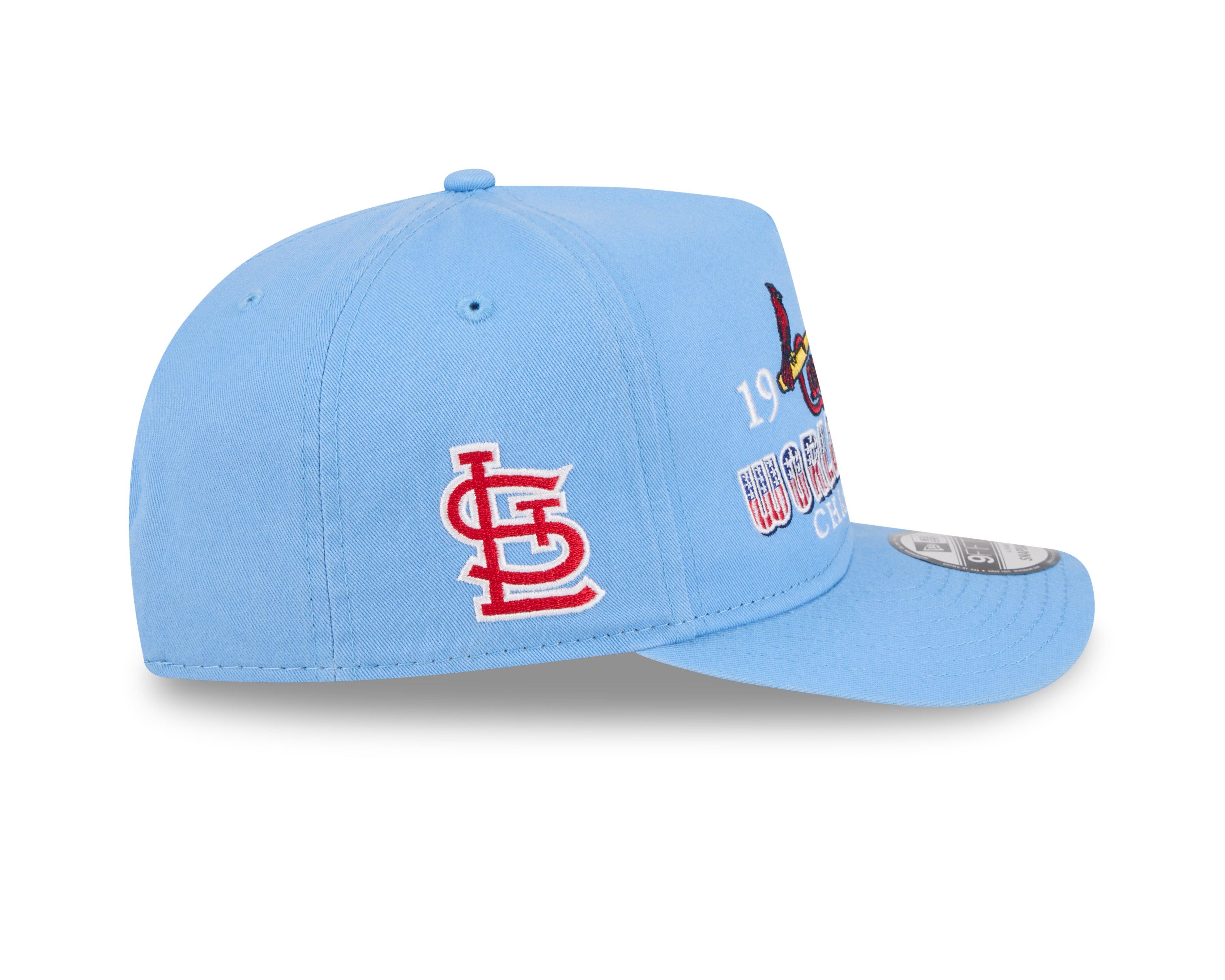 New Era St. Louis Cardinals 9FIFTY A-Frame Historic Light Blue Snapback Hat