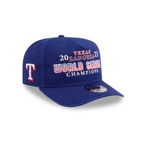 New Era Texas Rangers 9FIFTY A-Frame Historic Snapback Hat-Navy