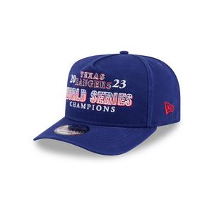 New Era Texas Rangers 9FIFTY A-Frame Historic Snapback Hat-Navy