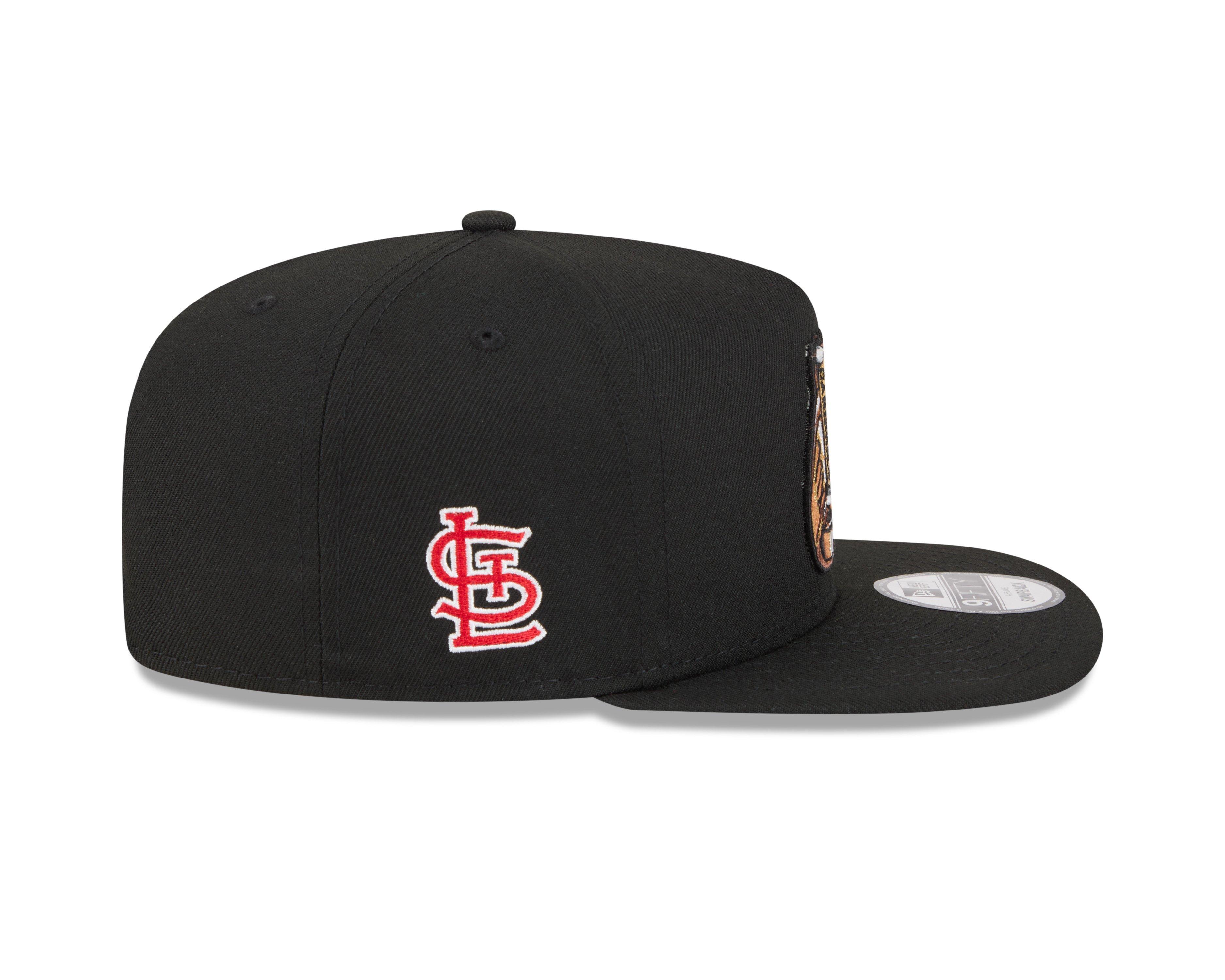 New Era St. Louis Cardinals 9FIFTY A-Frame Ring Snapback Hat-Black - BLACK Thumbnail View 6