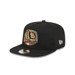 New Era St. Louis Cardinals 9FIFTY A-Frame Ring Snapback Hat-Black