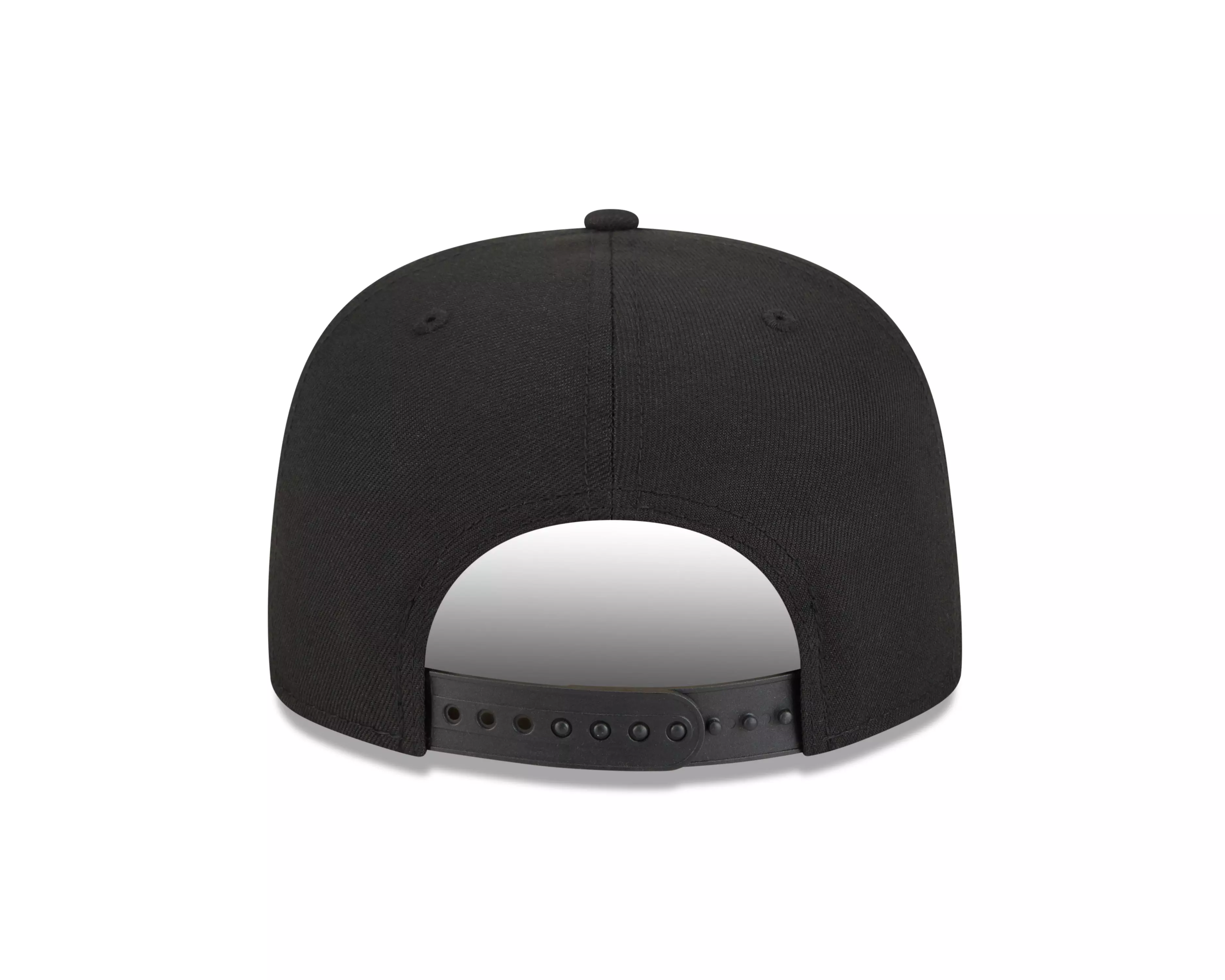 New Era Texas Rangers 9FIFTY A-Frame Ring Snapback Hat-Black - BLACK