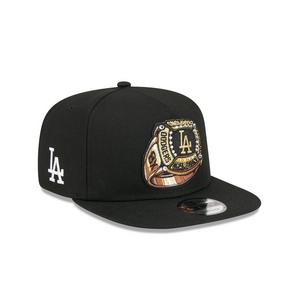 New Era Los Angeles Dodgers 9FIFTY A-Frame Ring Snapback Hat-Black