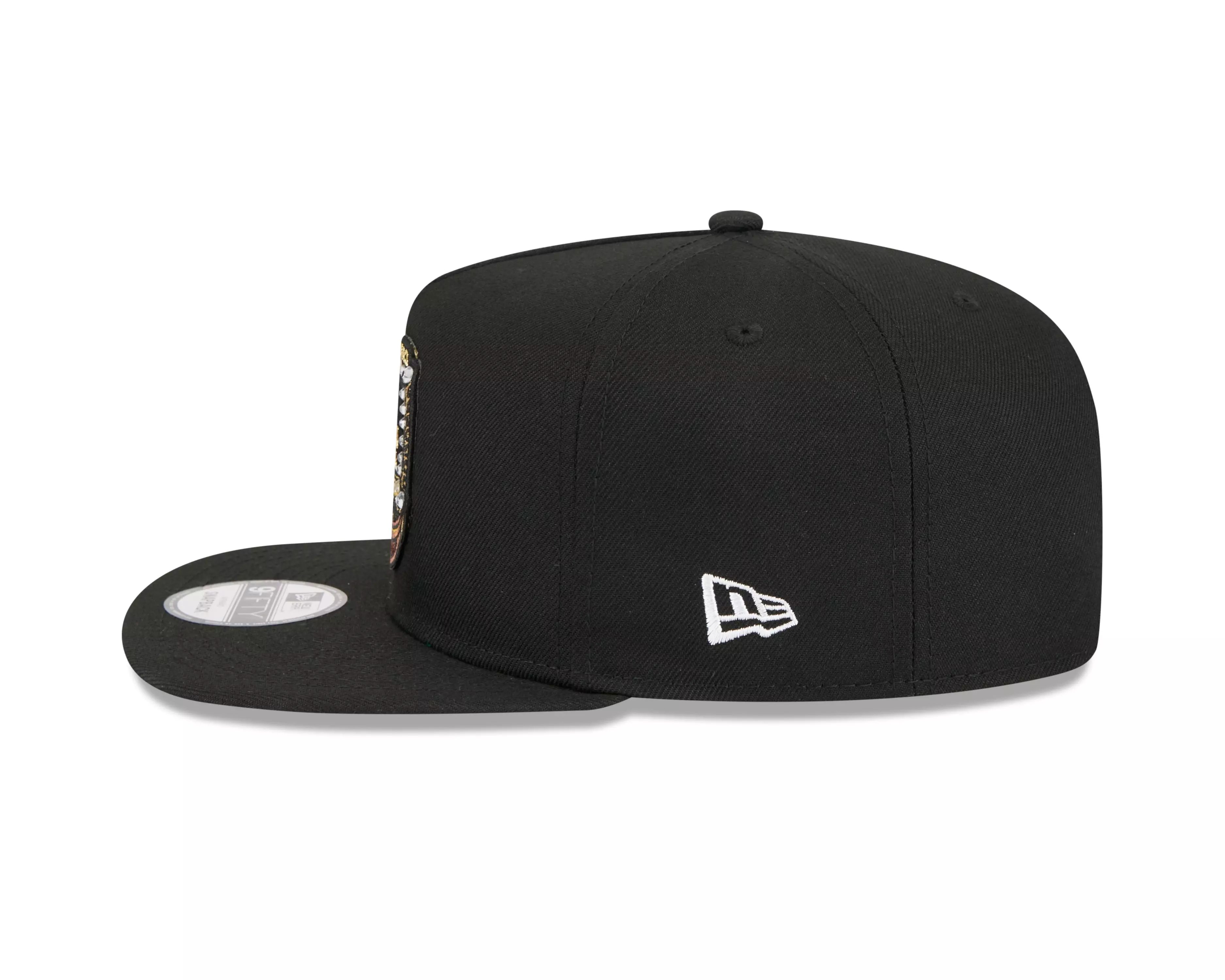 New Era Los Angeles Dodgers 9FIFTY A-Frame Ring Snapback Hat-Black - BLACK