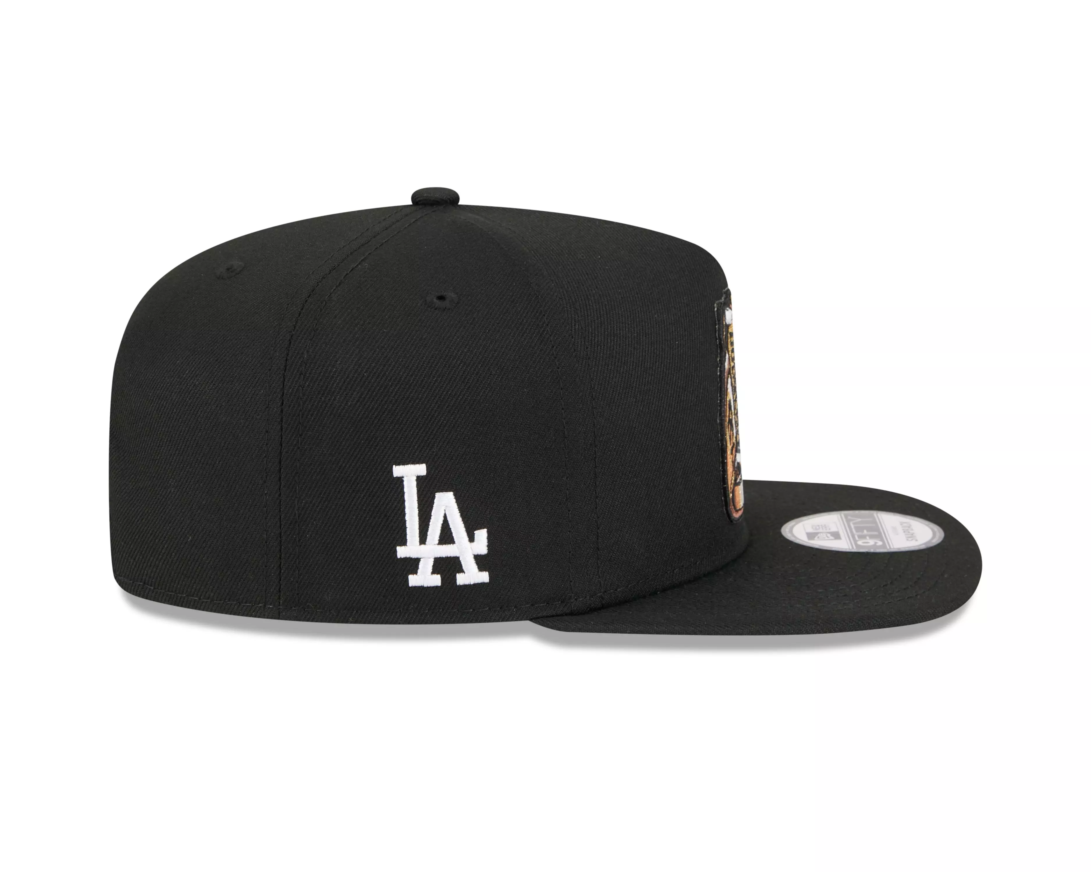 New Era Los Angeles Dodgers 9FIFTY A-Frame Ring Snapback Hat-Black - BLACK