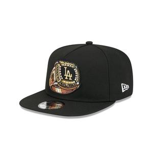 New Era Los Angeles Dodgers 9FIFTY A-Frame Ring Snapback Hat-Black