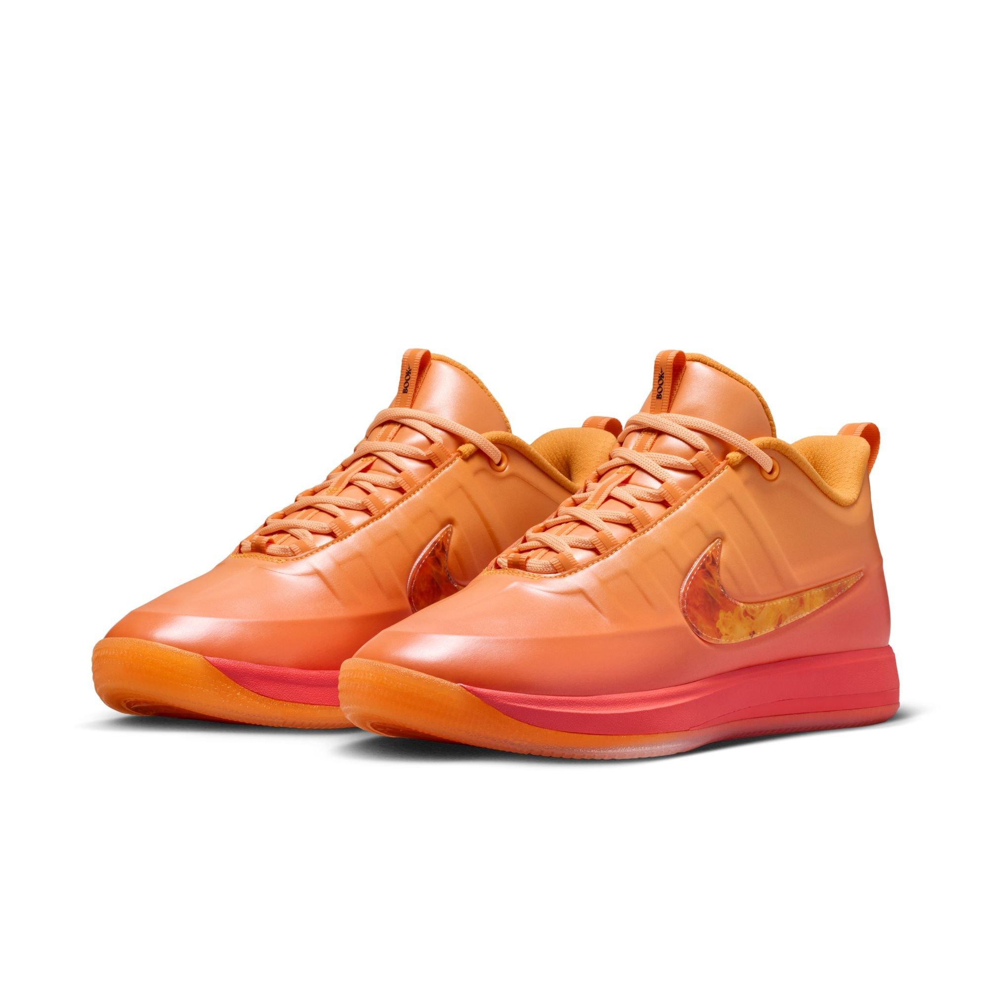 Nike Book 2 "The Phoenix" Men's Basketball Shoe - SUNDIAL/MEDIUM ASH/SAFETY ORANGE Thumbnail View 4