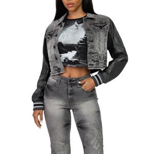 Smoke Rise Women's Rhinestone Denim Trucker Jacket