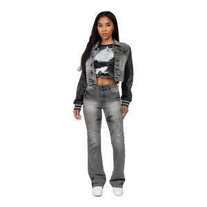 Smoke Rise Women's Rhinestone Stacked Jeans
