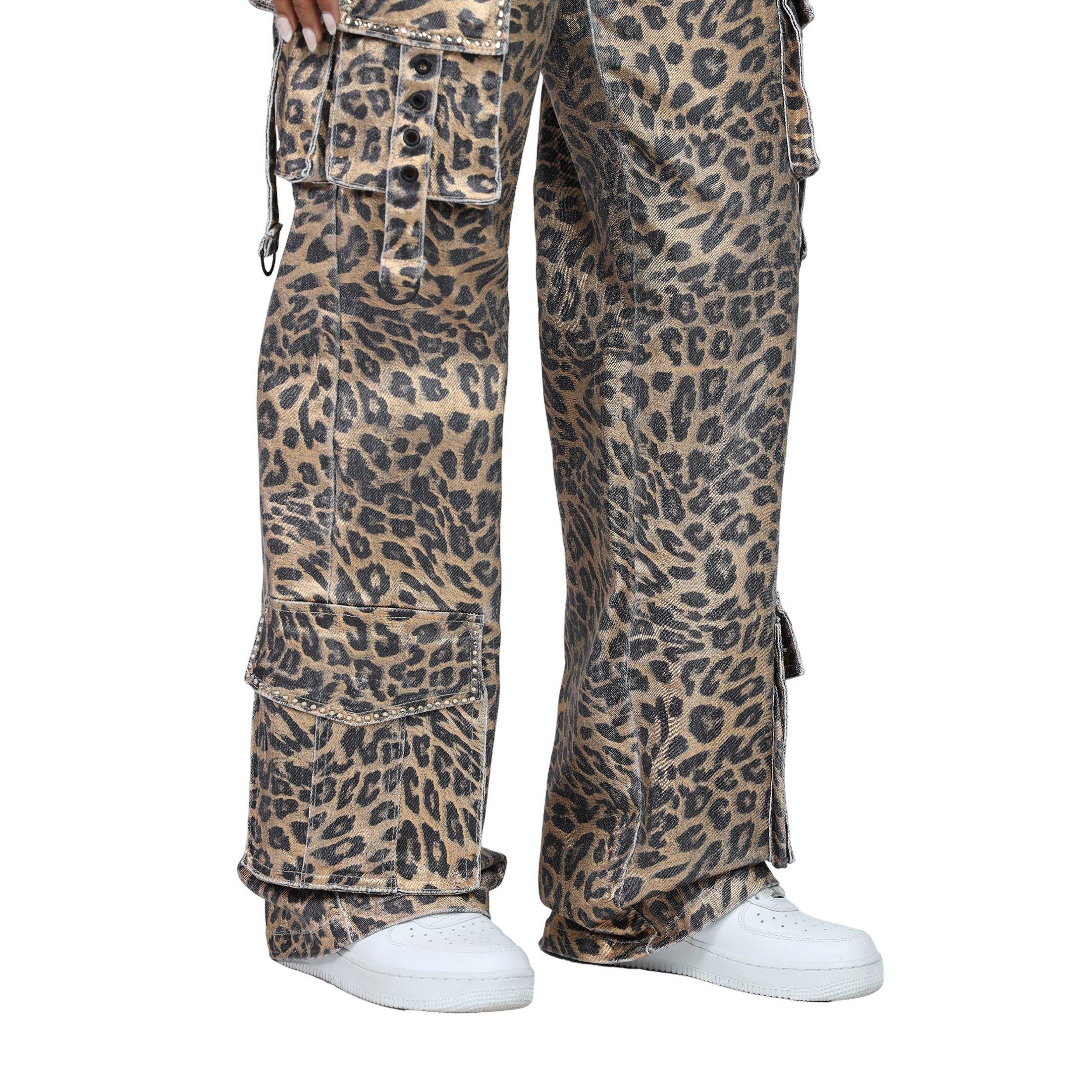 Smoke Rise Women's Pearl "Cheetah Print" Twill Pants - MULTI-COLOR Thumbnail View 6