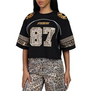Smoke Rise Women's "Cheetah Print" Boxy Fit Jersey