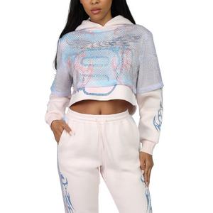 Smoke Rise Women's Twofer Fleece Hoodie - Iridescent