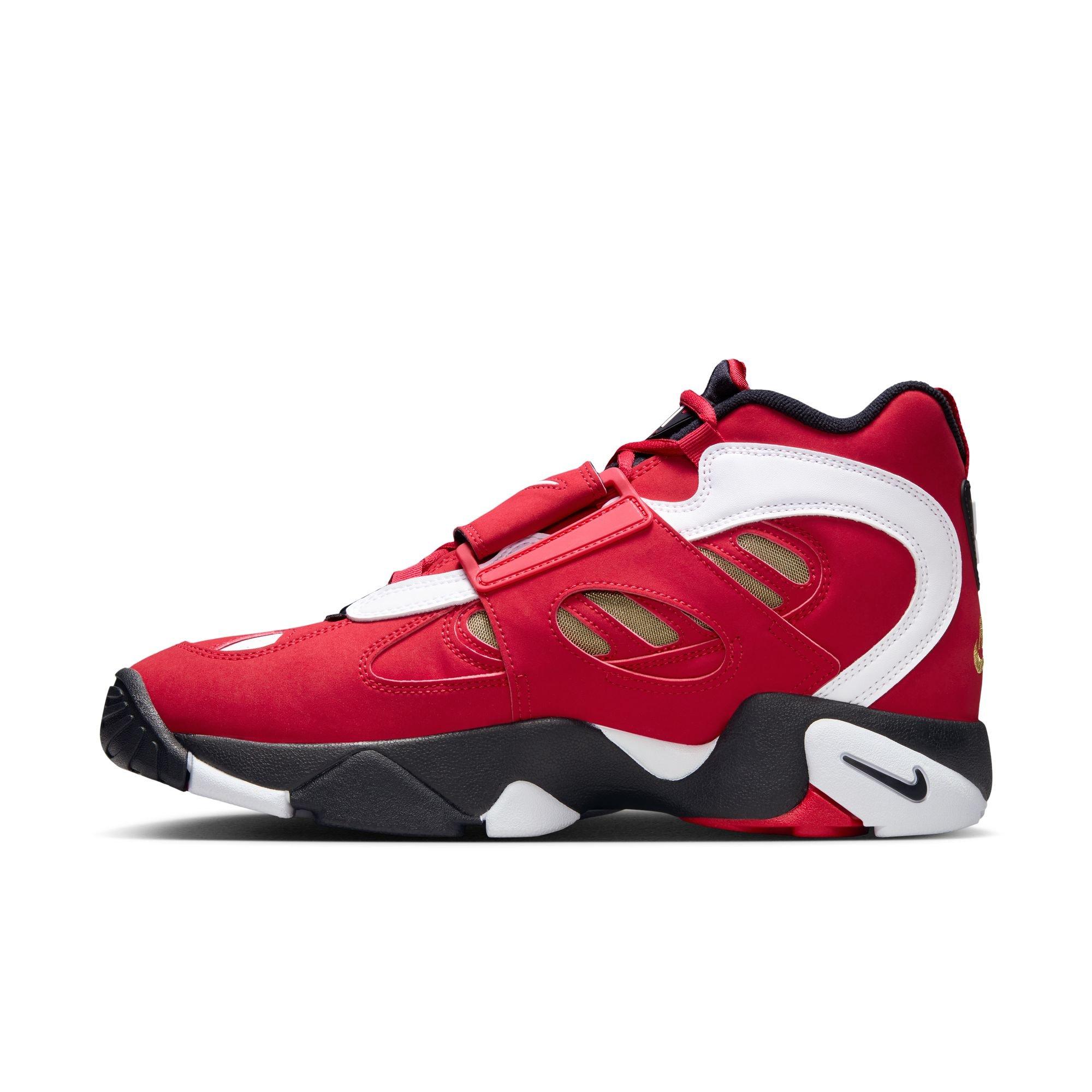 Nike Air Diamond Turf II "49ers" Men's Shoe - PRIME RED/WHITE/BLACK Thumbnail View 9