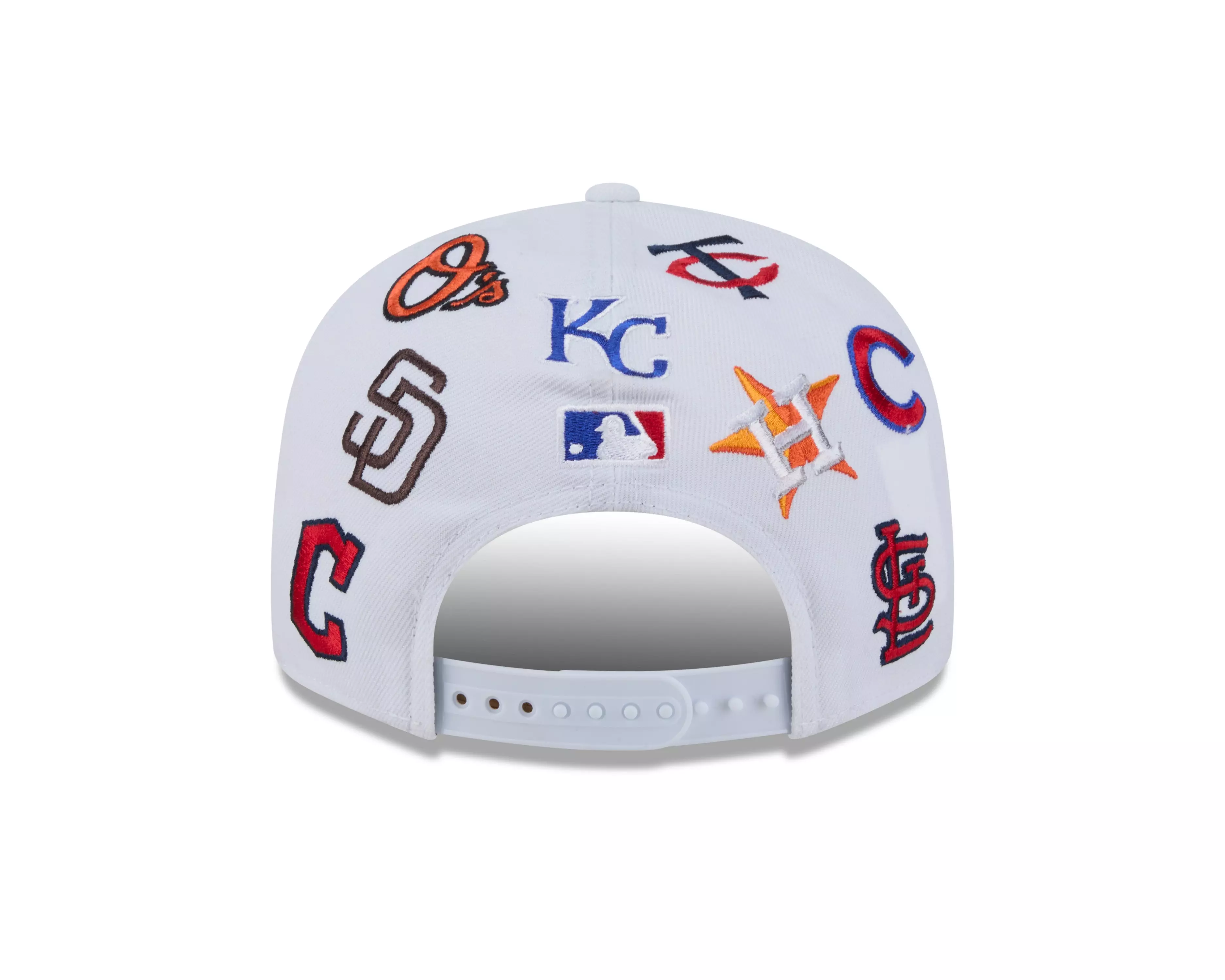 New Era MLB 9FIFTY All Over Print Snapback Hat-White - WHITE