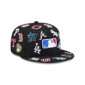 New Era MLB 9FIFTY All Over Print Snapback Hat-Black