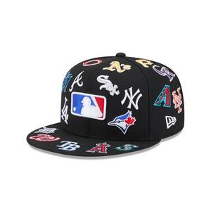 New Era MLB 9FIFTY All Over Print Snapback Hat-Black