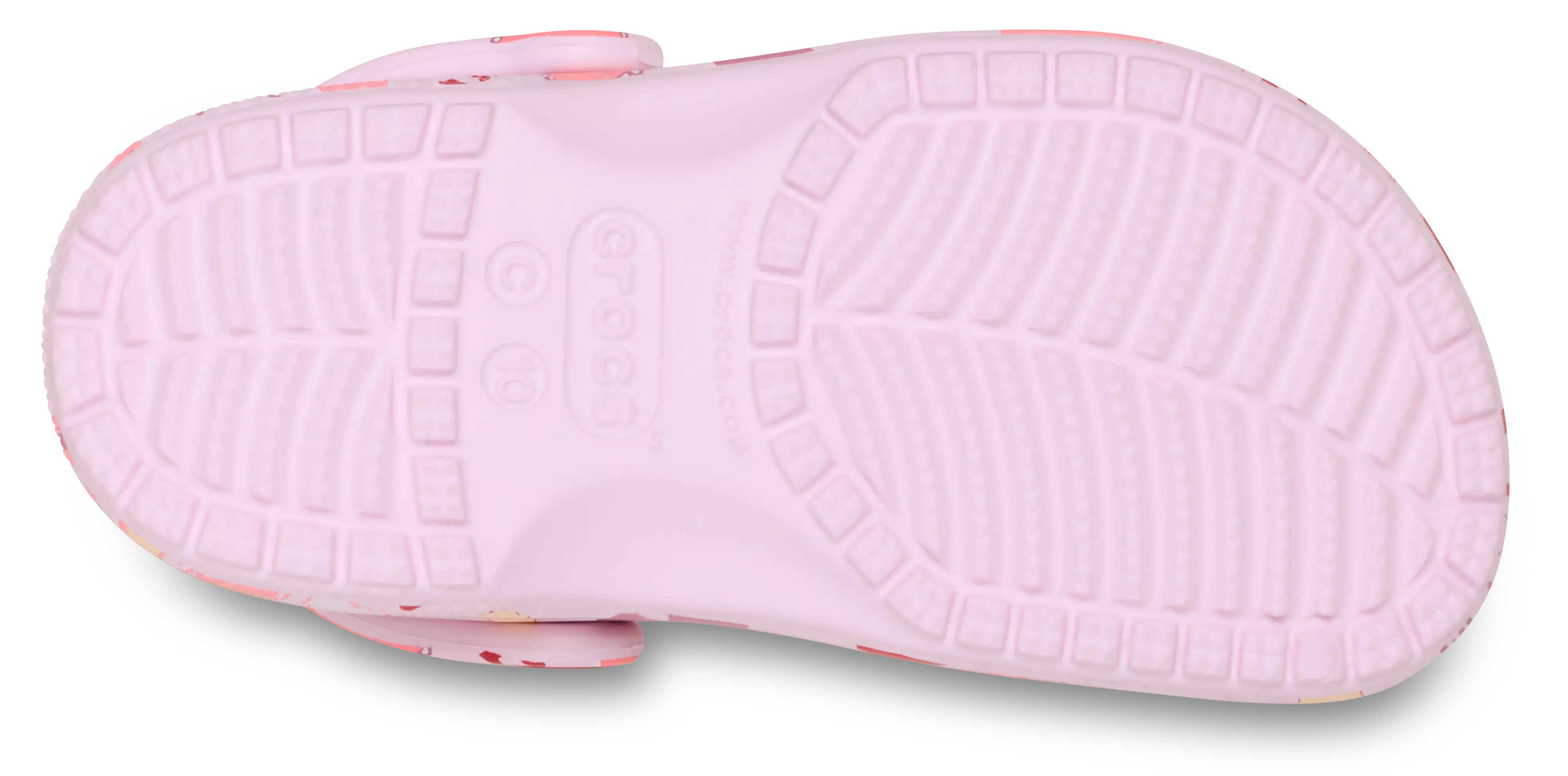 Crocs Classic "Pink Milk Hearts" Toddler Girls' Clog - PINK