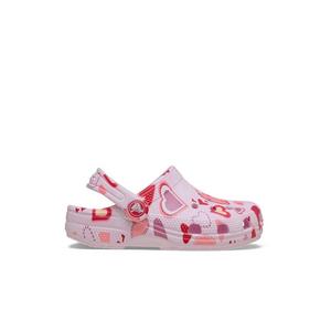 Crocs Classic "Pink Milk Hearts" Toddler Girls' Clog