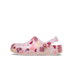 Crocs Classic "Pink Milk Hearts" Grade School Girls' Clog