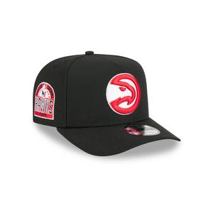 New Era Atlanta Hawks 9FIFTY A-Frame Snapback Hat-Black