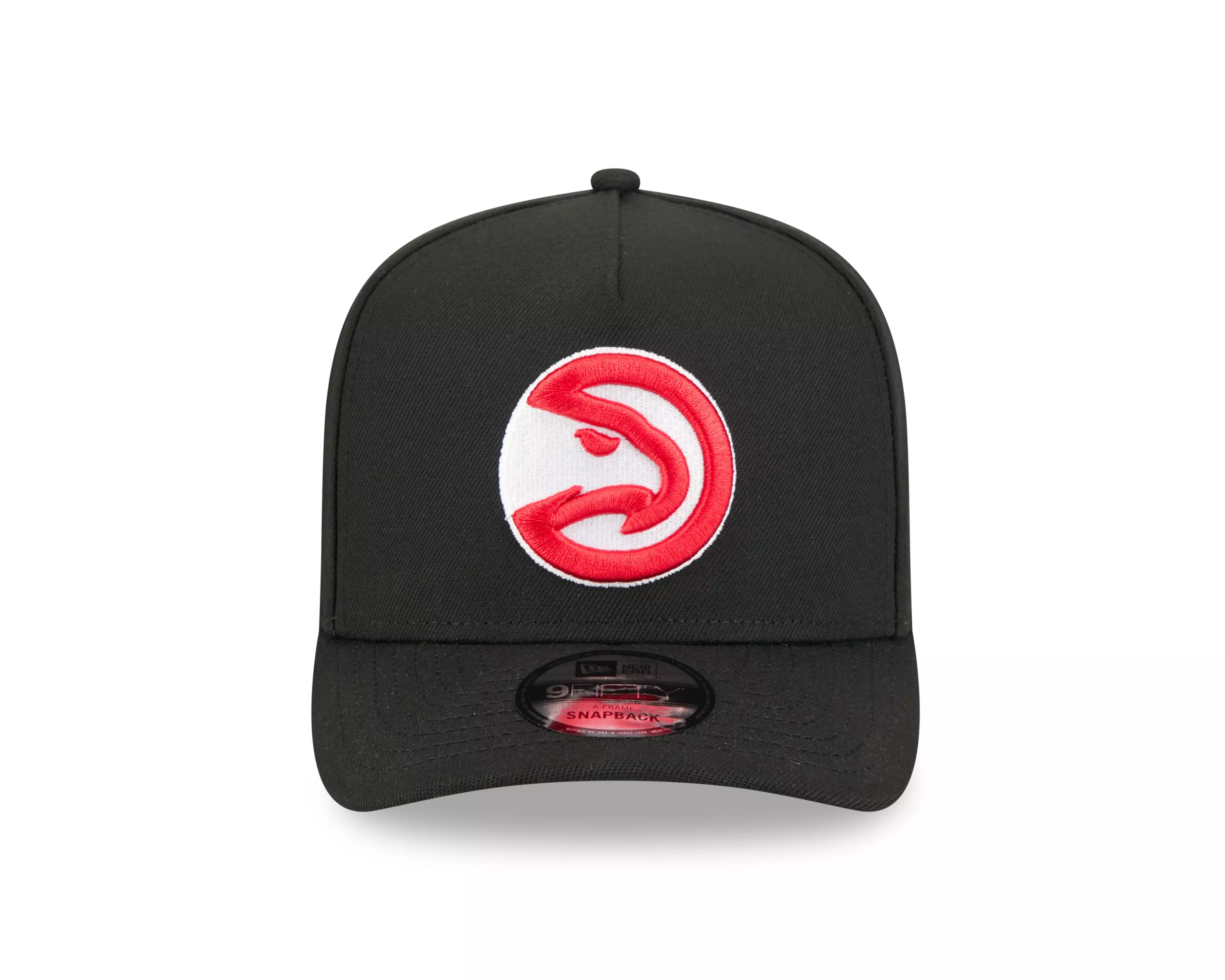 New Era Atlanta Hawks 9FIFTY A-Frame Snapback Hat-Black - BLACK
