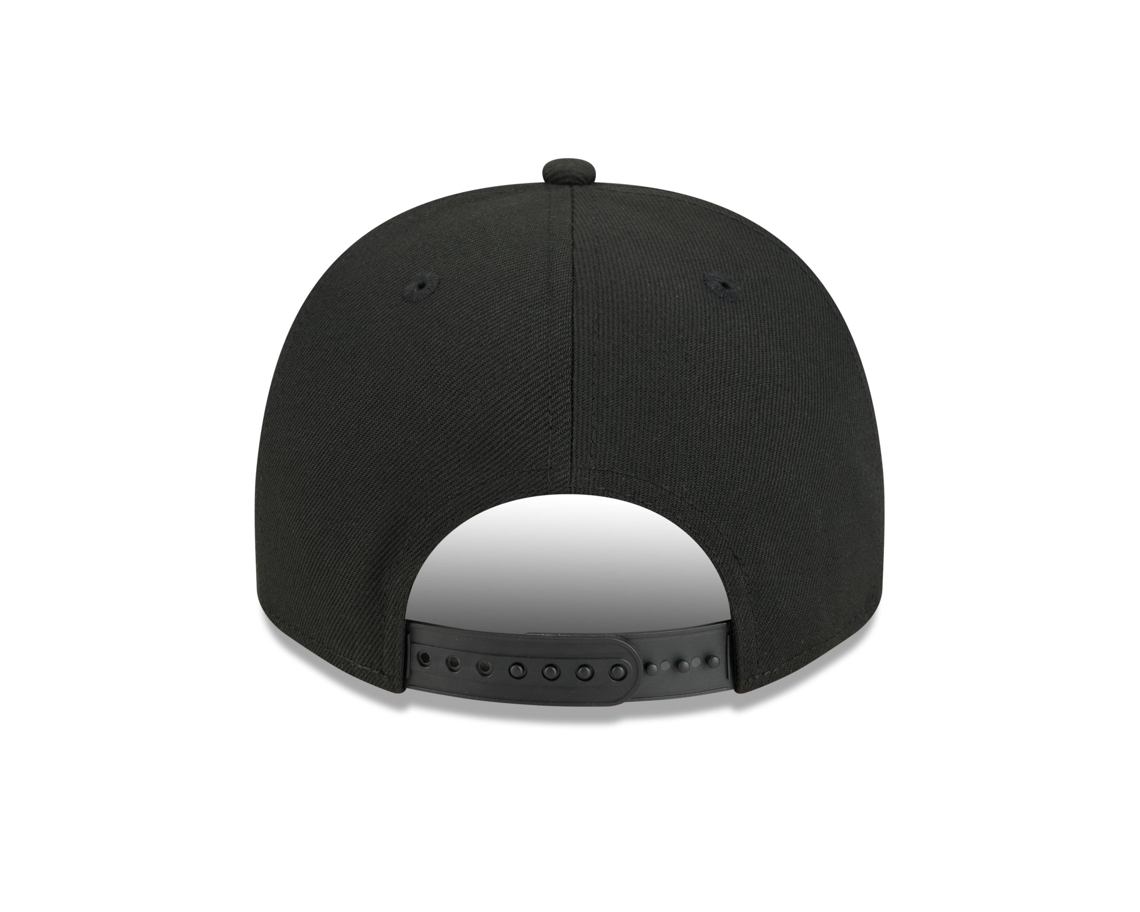 New Era Atlanta Hawks 9FIFTY A-Frame Snapback Hat-Black - BLACK Thumbnail View 4