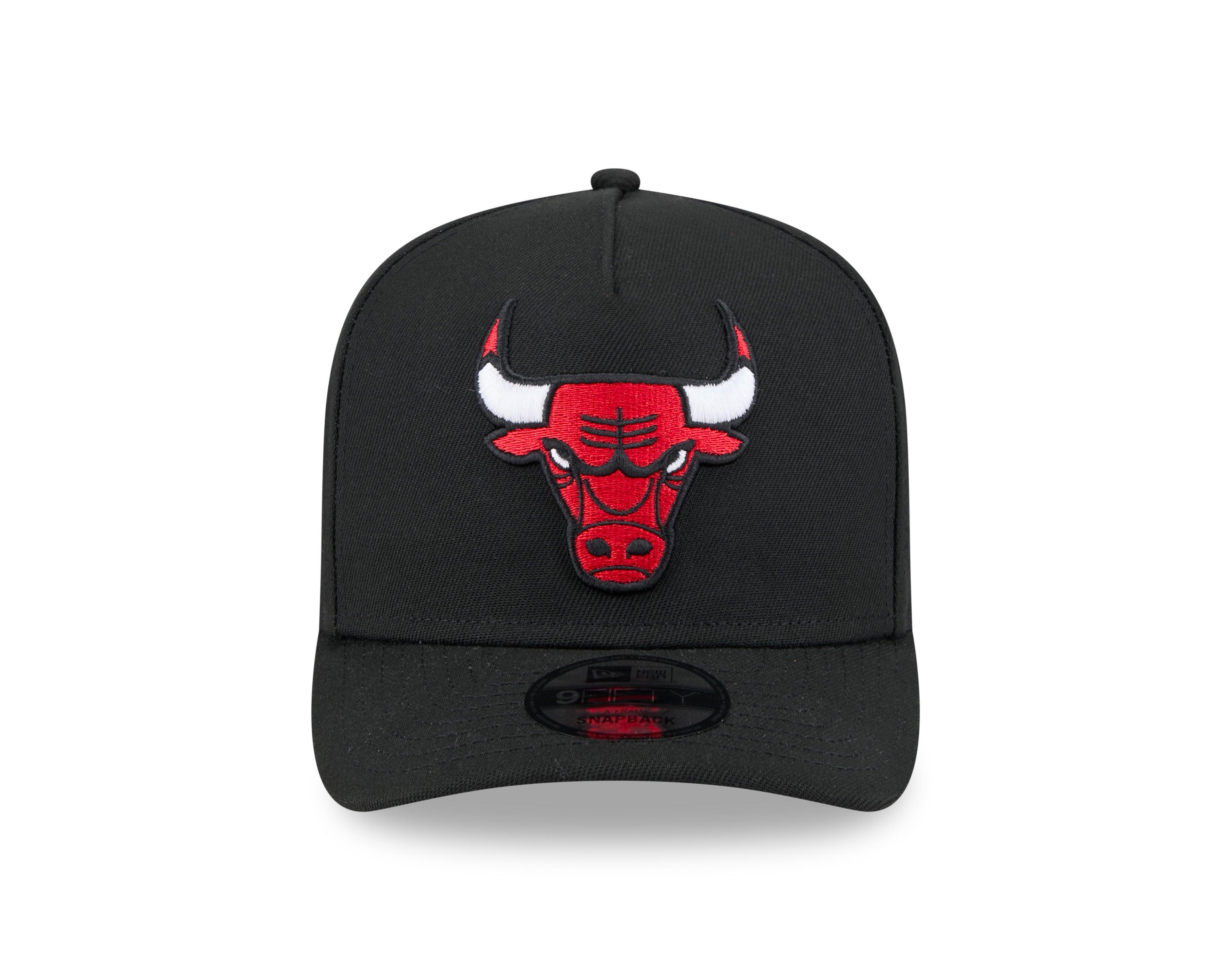 New Era Chicago Bulls 9FIFTY A-Frame Snapback Hat-Black - BLACK Thumbnail View 3