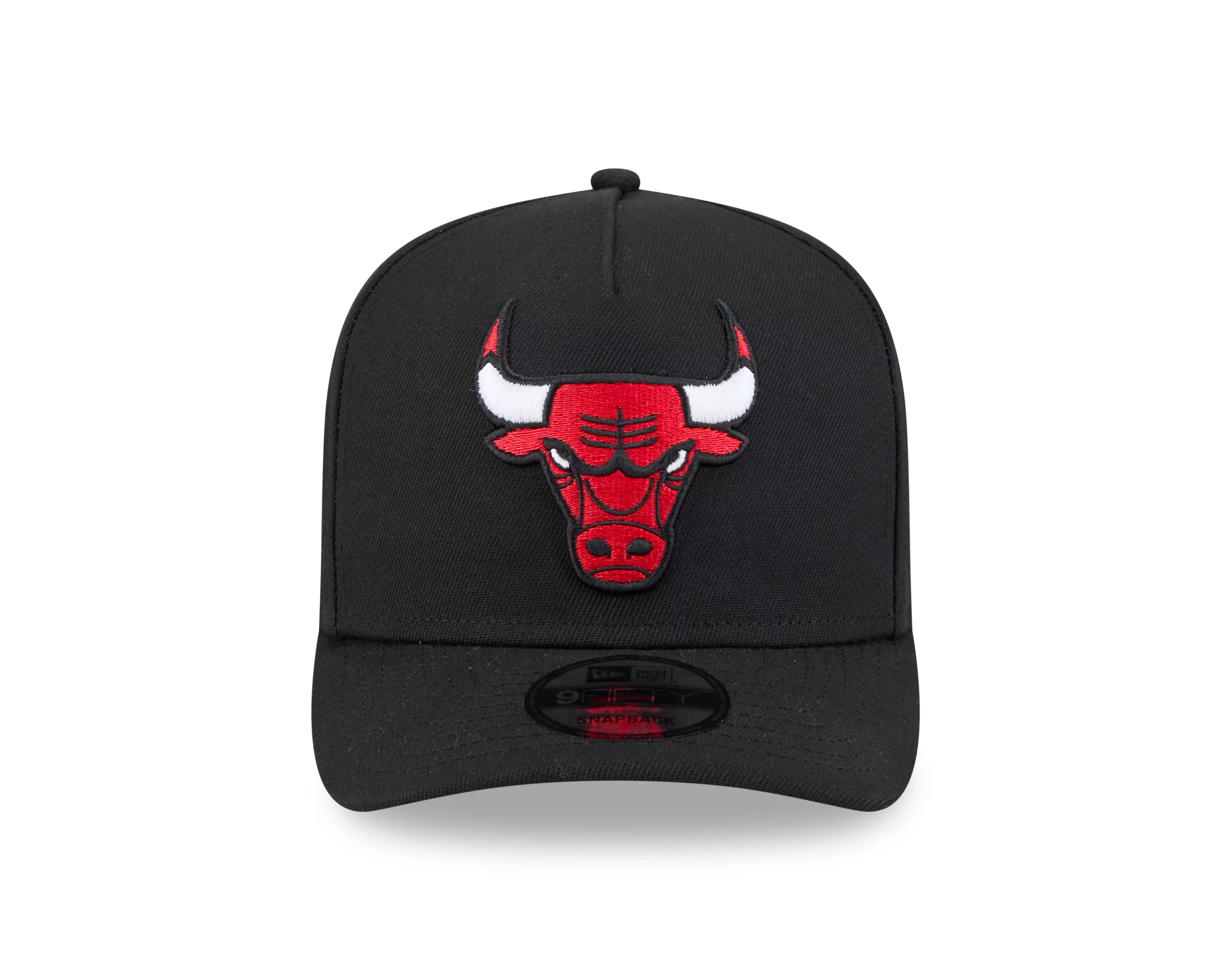 New Era Chicago Bulls 9FIFTY A-Frame Snapback Hat-Black - BLACK