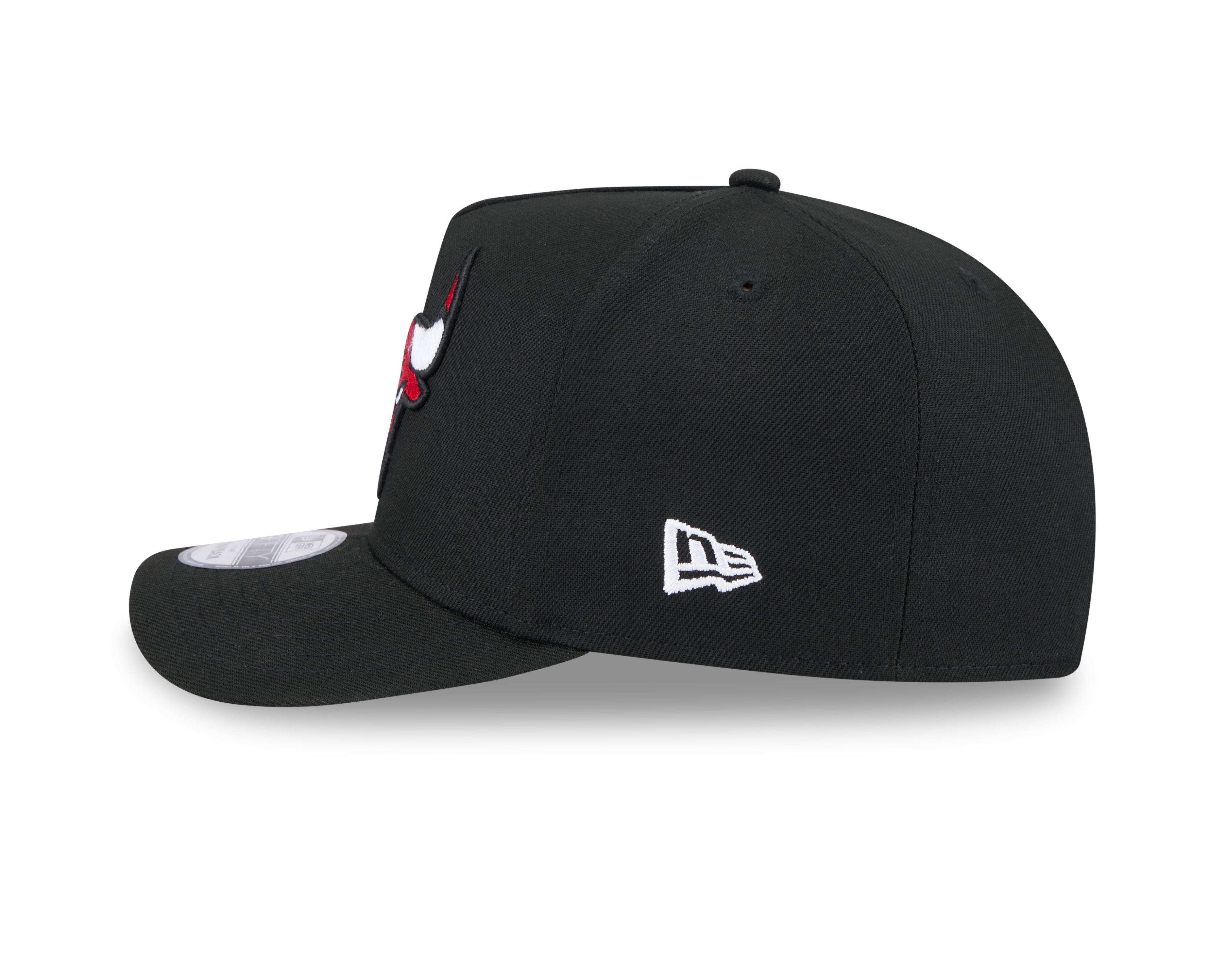 New Era Chicago Bulls 9FIFTY A-Frame Snapback Hat-Black - BLACK Thumbnail View 5