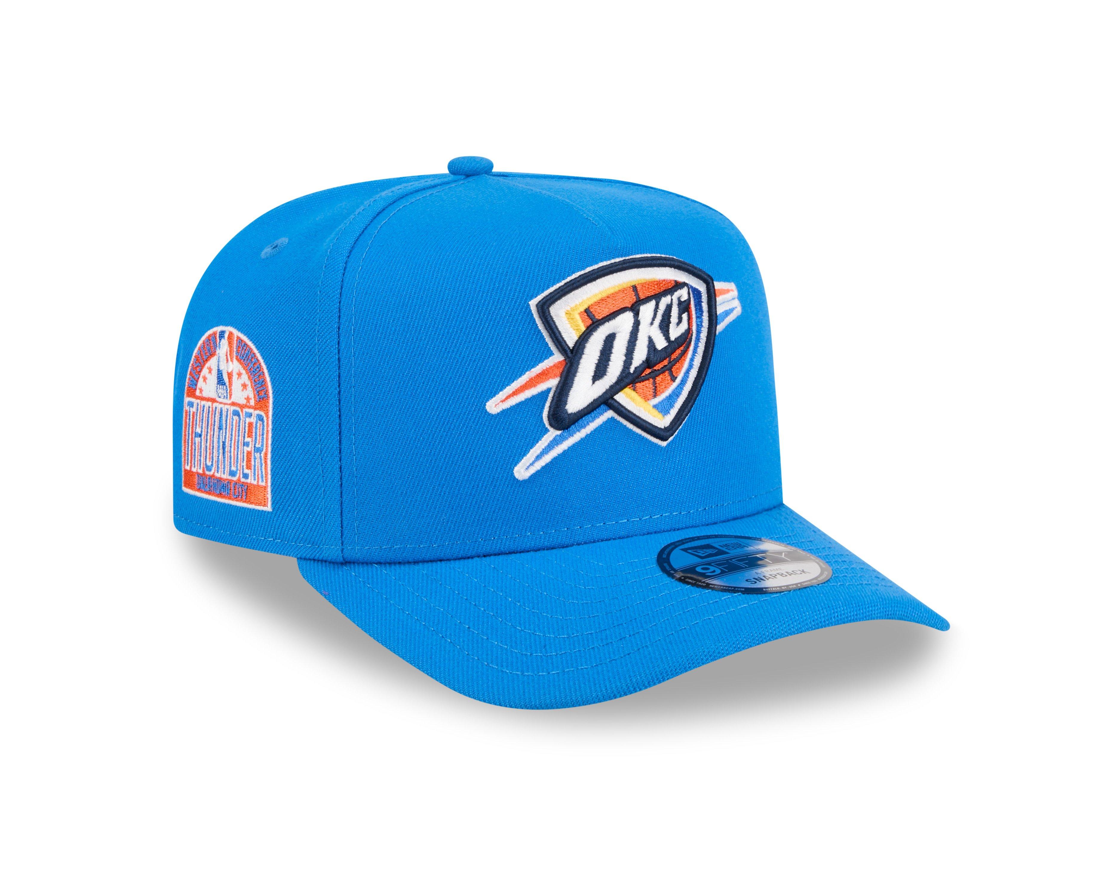 New Era Oklahoma City Thunder 9FIFTY A-Frame Blue Snapback Hat
