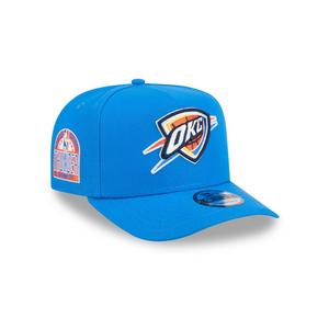 New Era Oklahoma City Thunder 9FIFTY A-Frame Snapback Hat-Blue