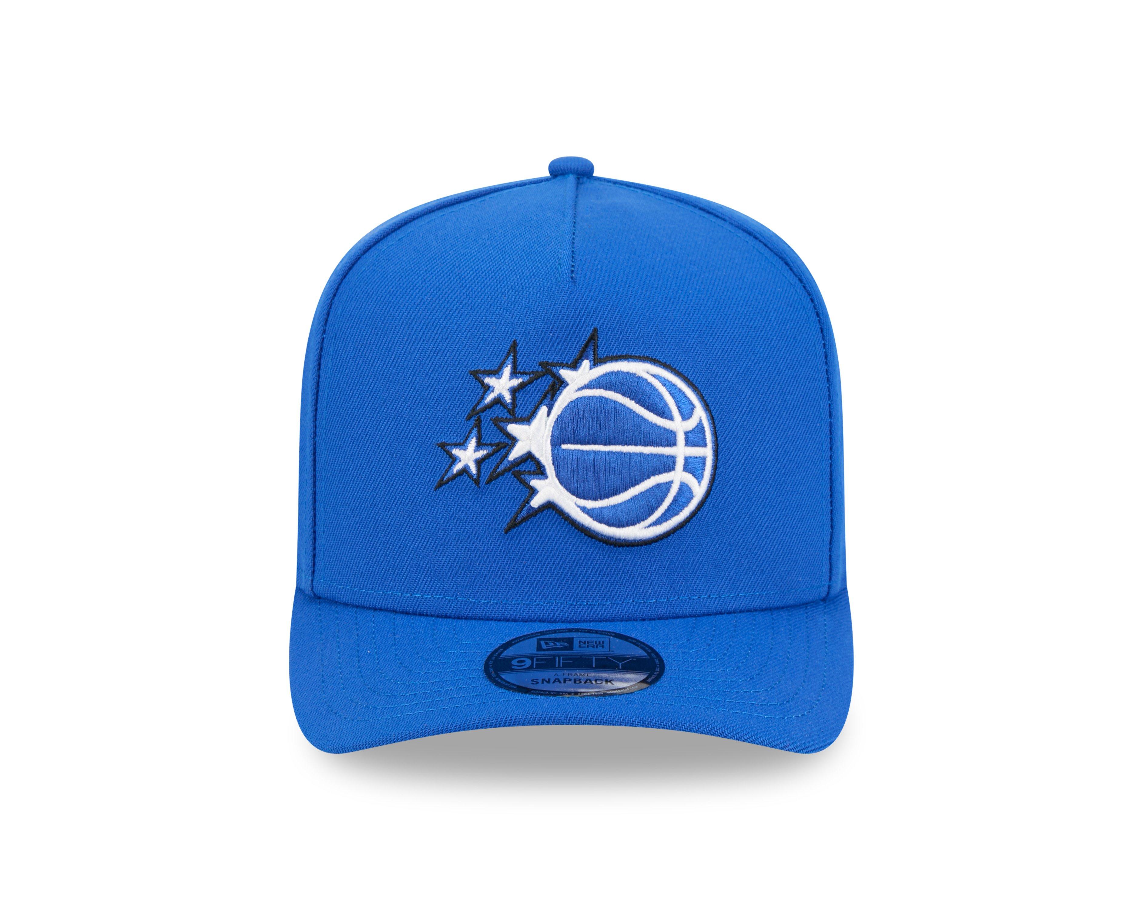 New Era Orlando Magic 9FIFTY A-Frame Snapback Hat-Black - BLUE Thumbnail View 3