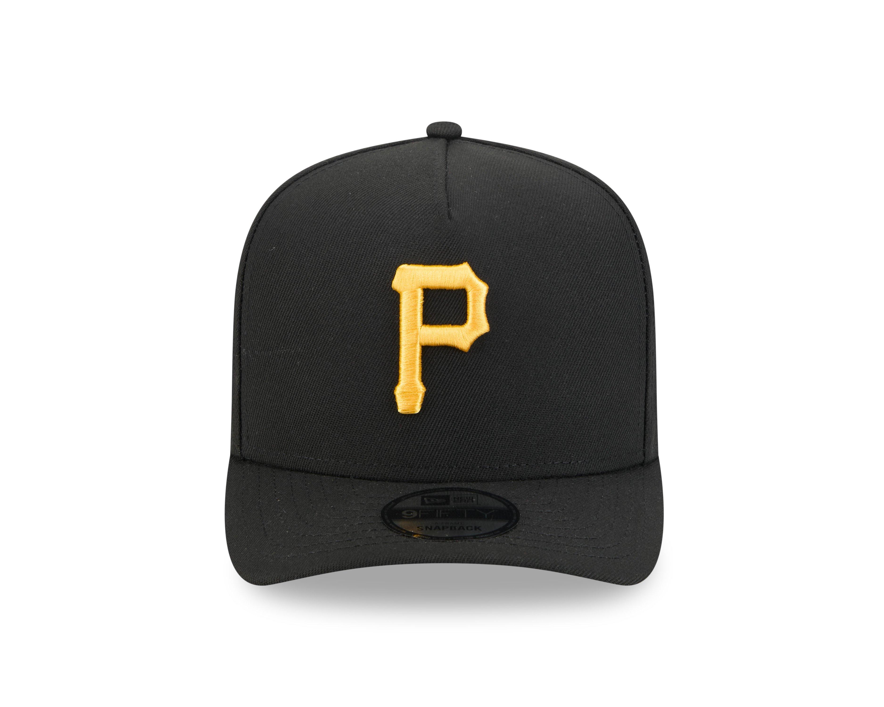 New Era Pittsburgh Pirates 9FIFTY A-Frame Snapback Hat-Black - BLACK Thumbnail View 3