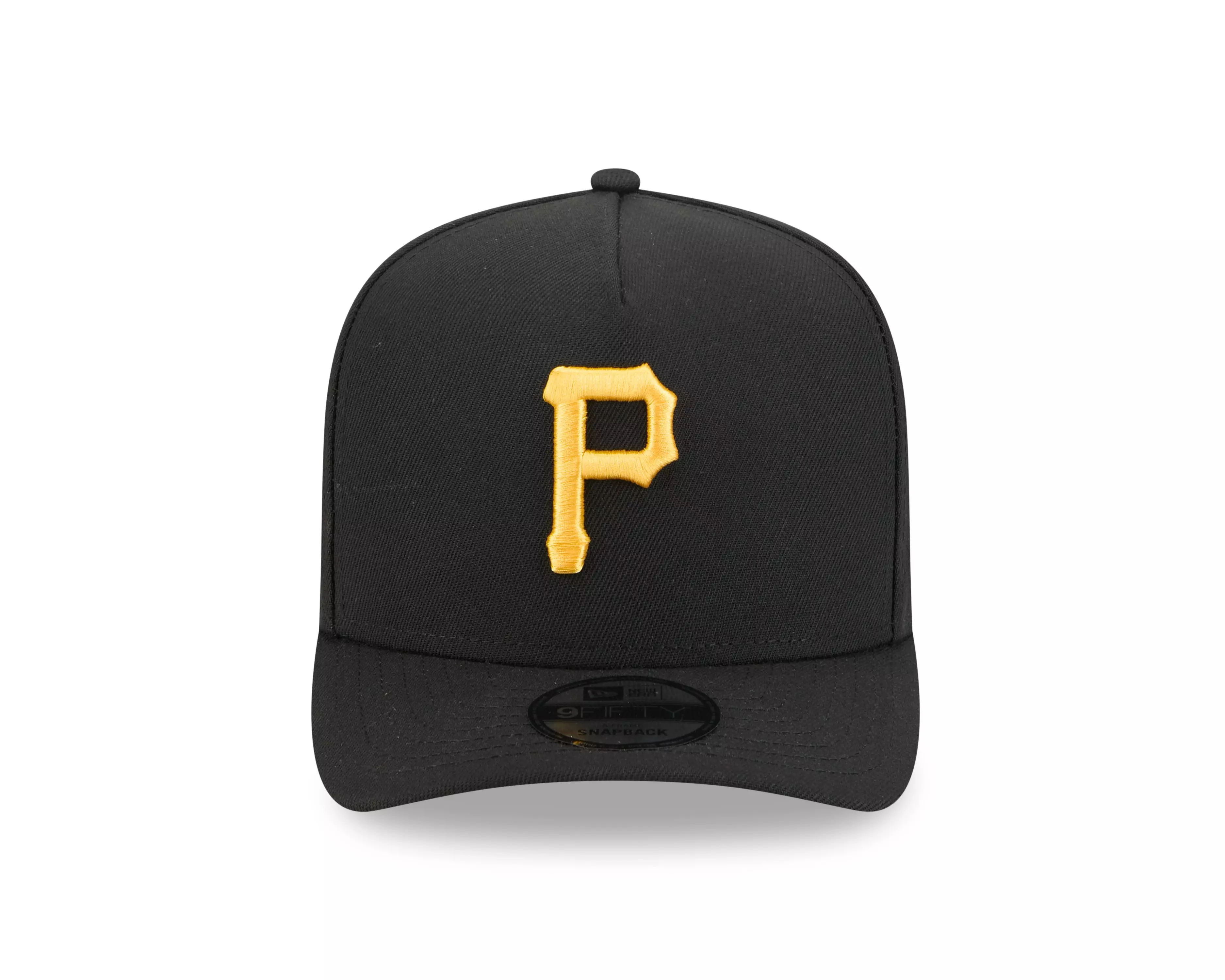 New Era Pittsburgh Pirates 9FIFTY A-Frame Snapback Hat-Black - BLACK