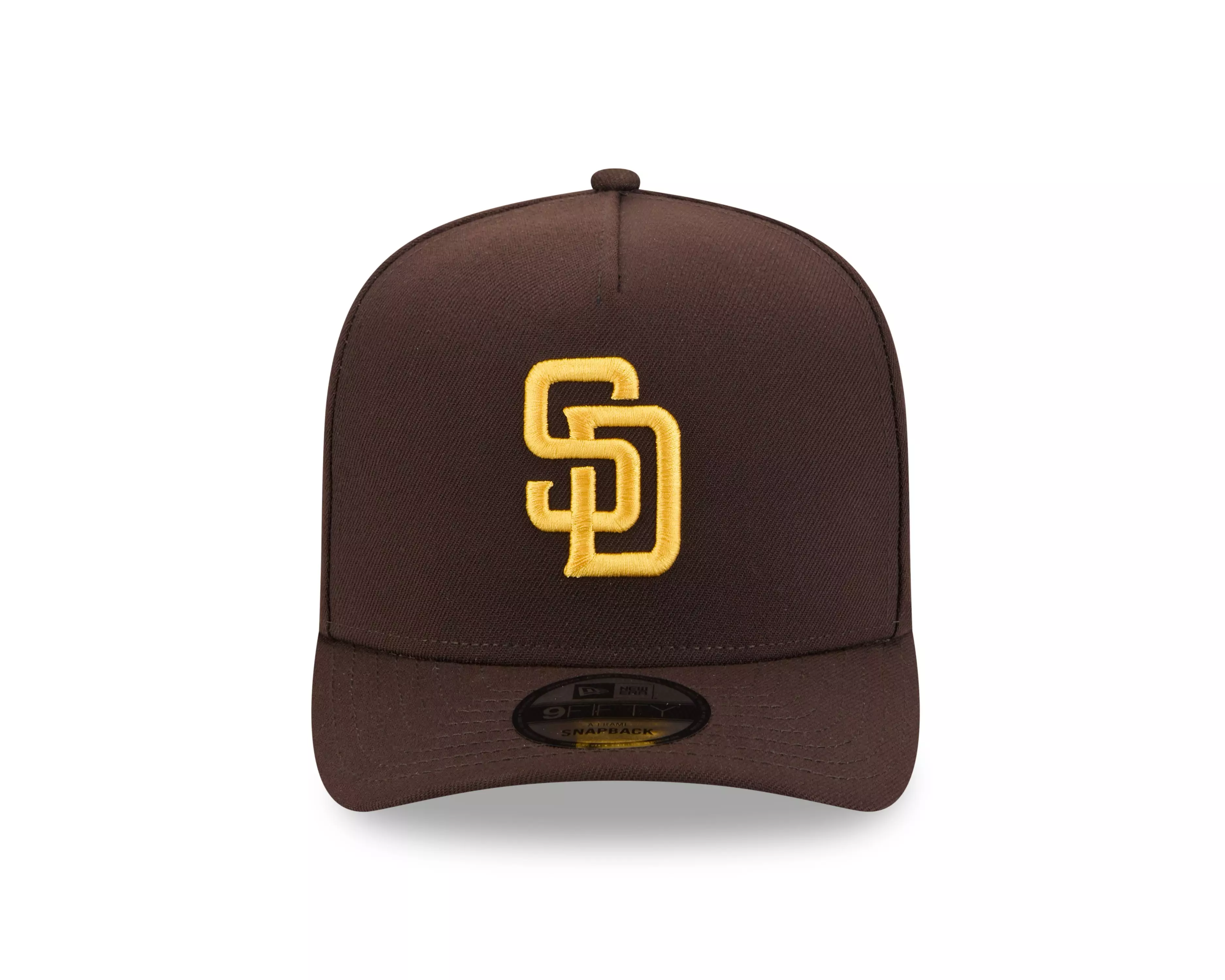 New Era San Diego Padres 9FIFTY A-Frame Snapback Hat-Brown - BROWN