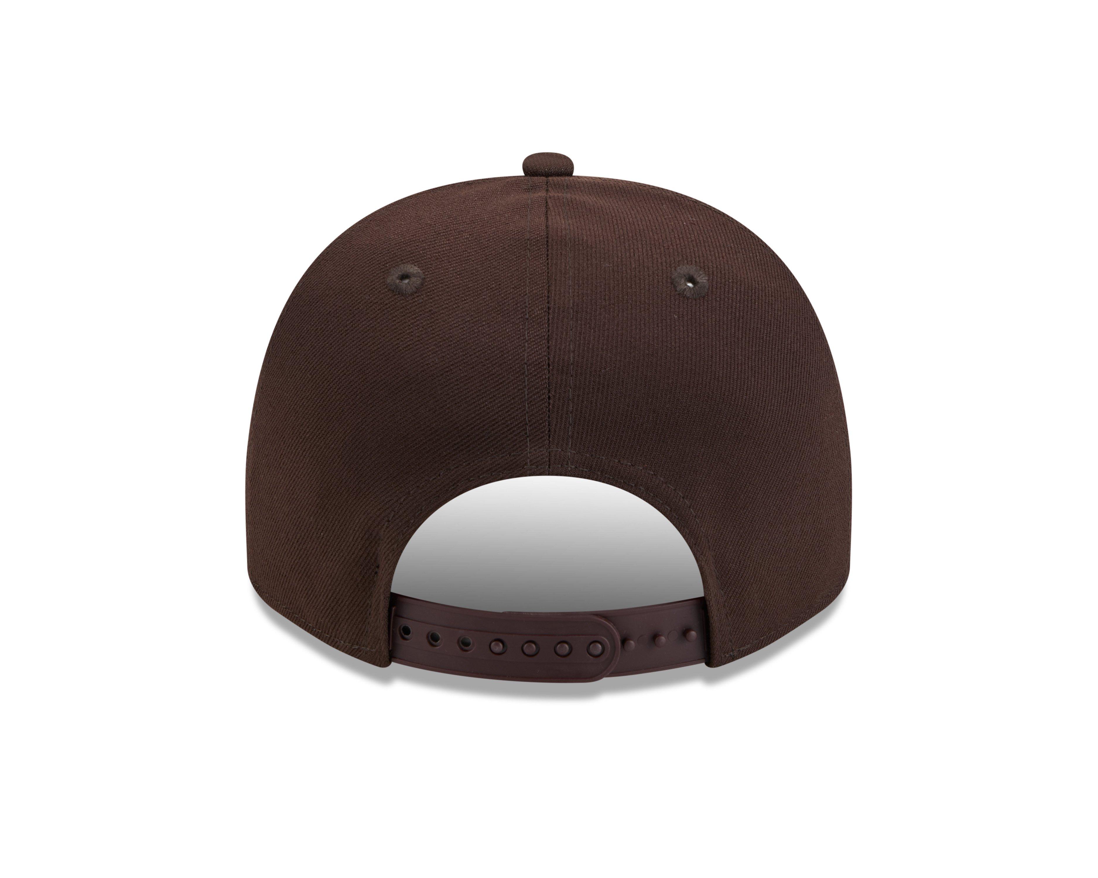 New Era San Diego Padres 9FIFTY A-Frame Snapback Hat-Brown - BROWN Thumbnail View 4
