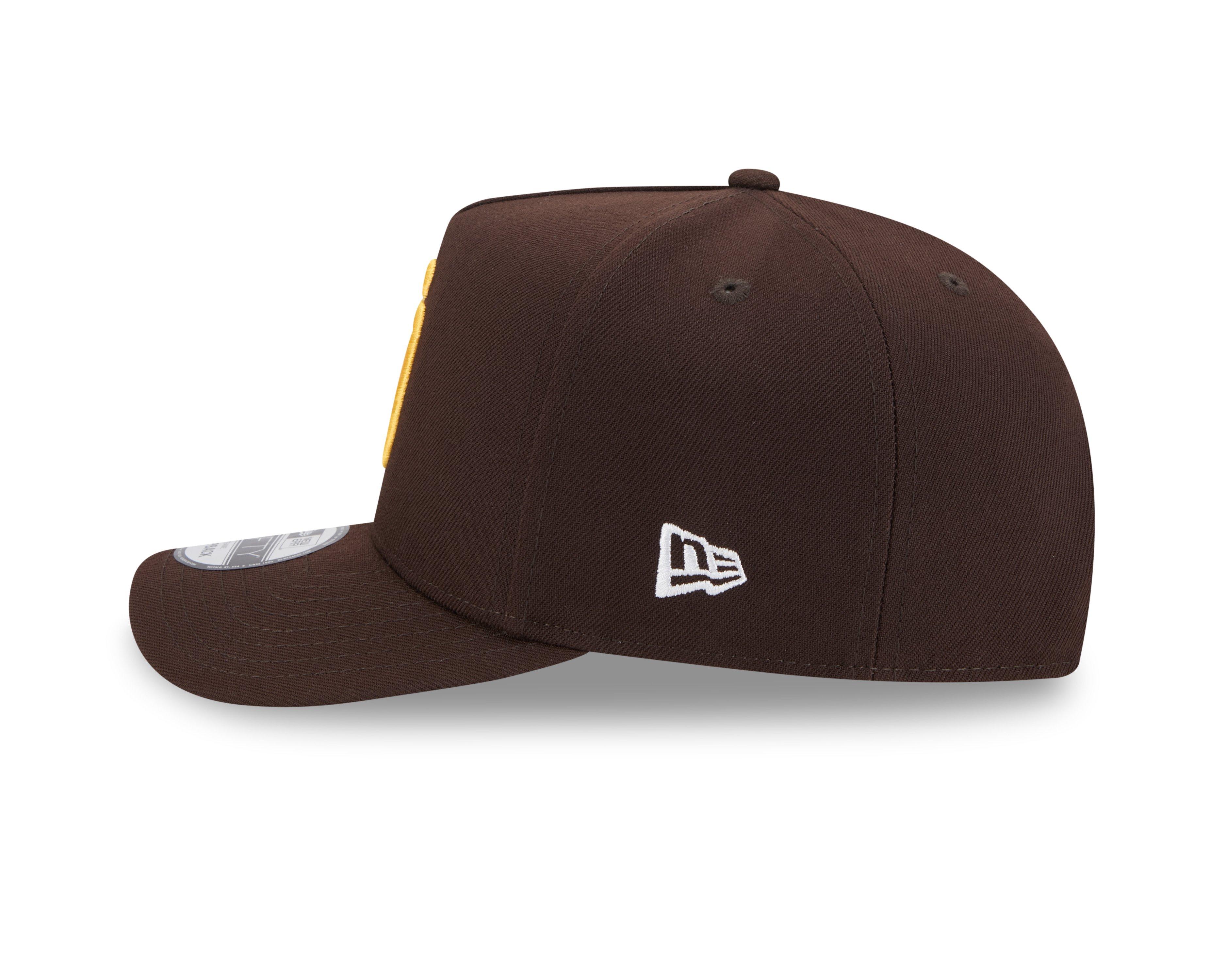 New Era San Diego Padres 9FIFTY A-Frame Snapback Hat-Brown - BROWN Thumbnail View 5