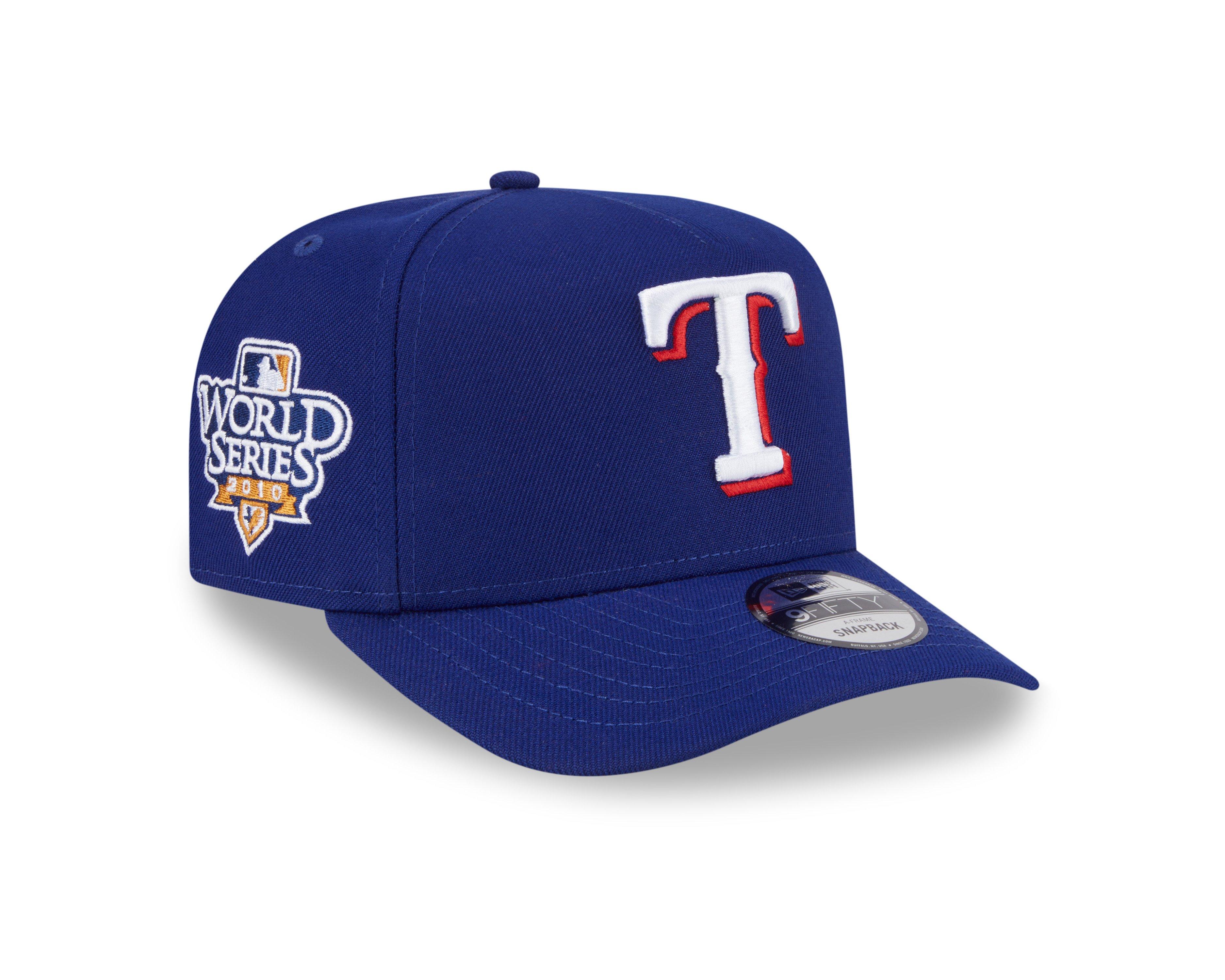New Era Texas Rangers 9FIFTY A-Frame Navy Snapback Hat