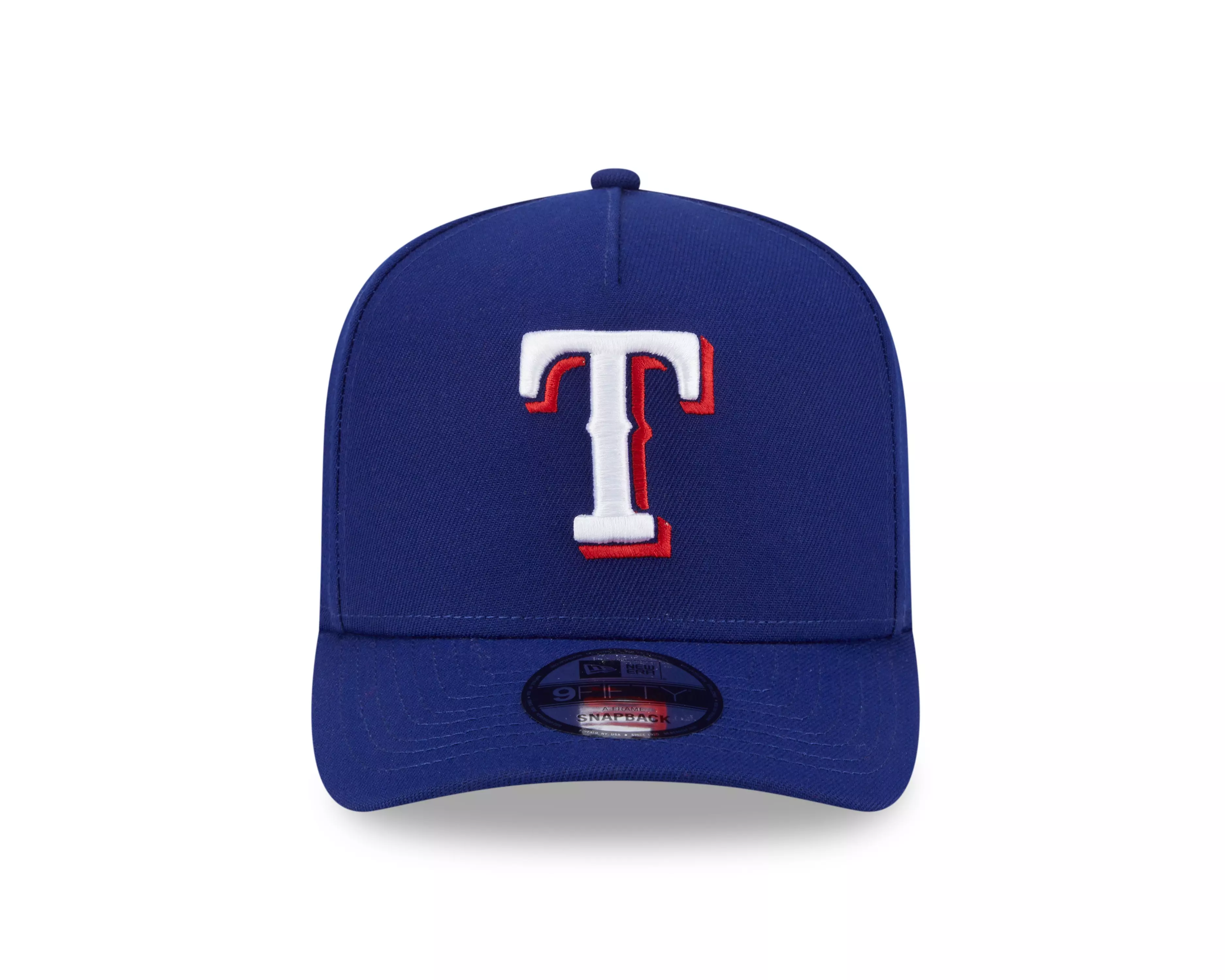New Era Texas Rangers 9FIFTY A-Frame Snapback Hat-Navy - NAVY