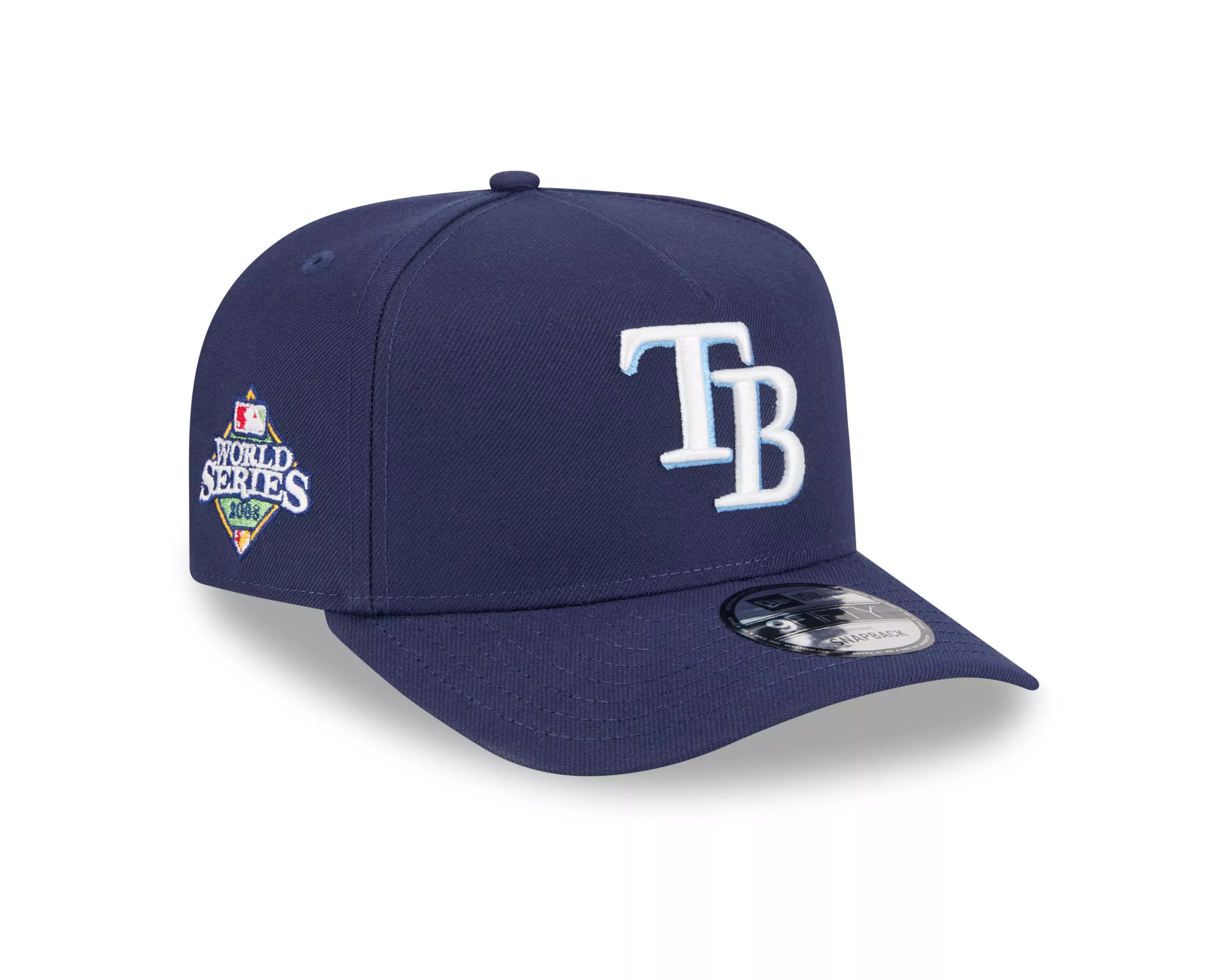 New Era Tampa Bay Rays 9FIFTY A-Frame Snapback Hat-Blue - BLUE