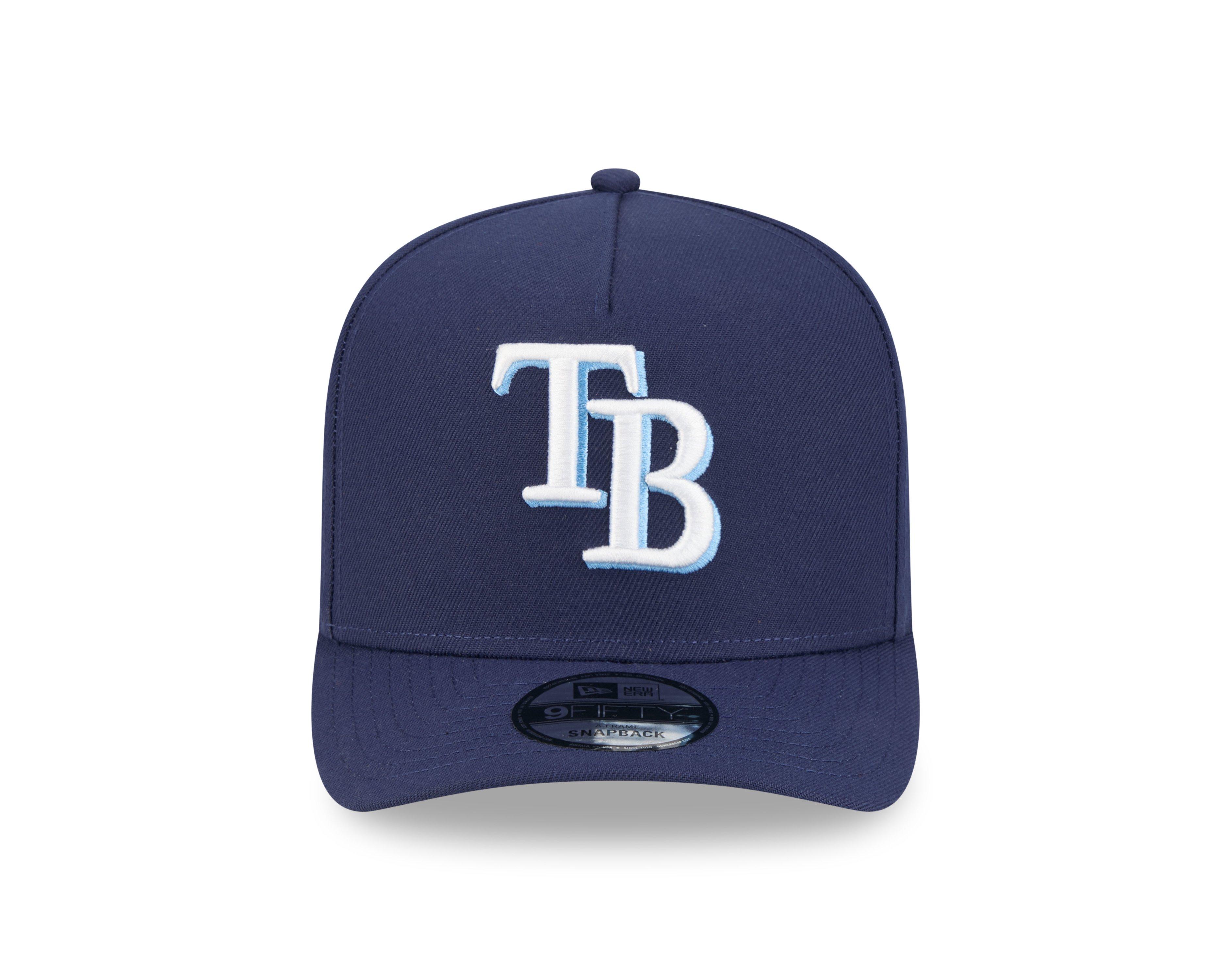 New Era Tampa Bay Rays 9FIFTY A-Frame Snapback Hat-Blue - BLUE Thumbnail View 3