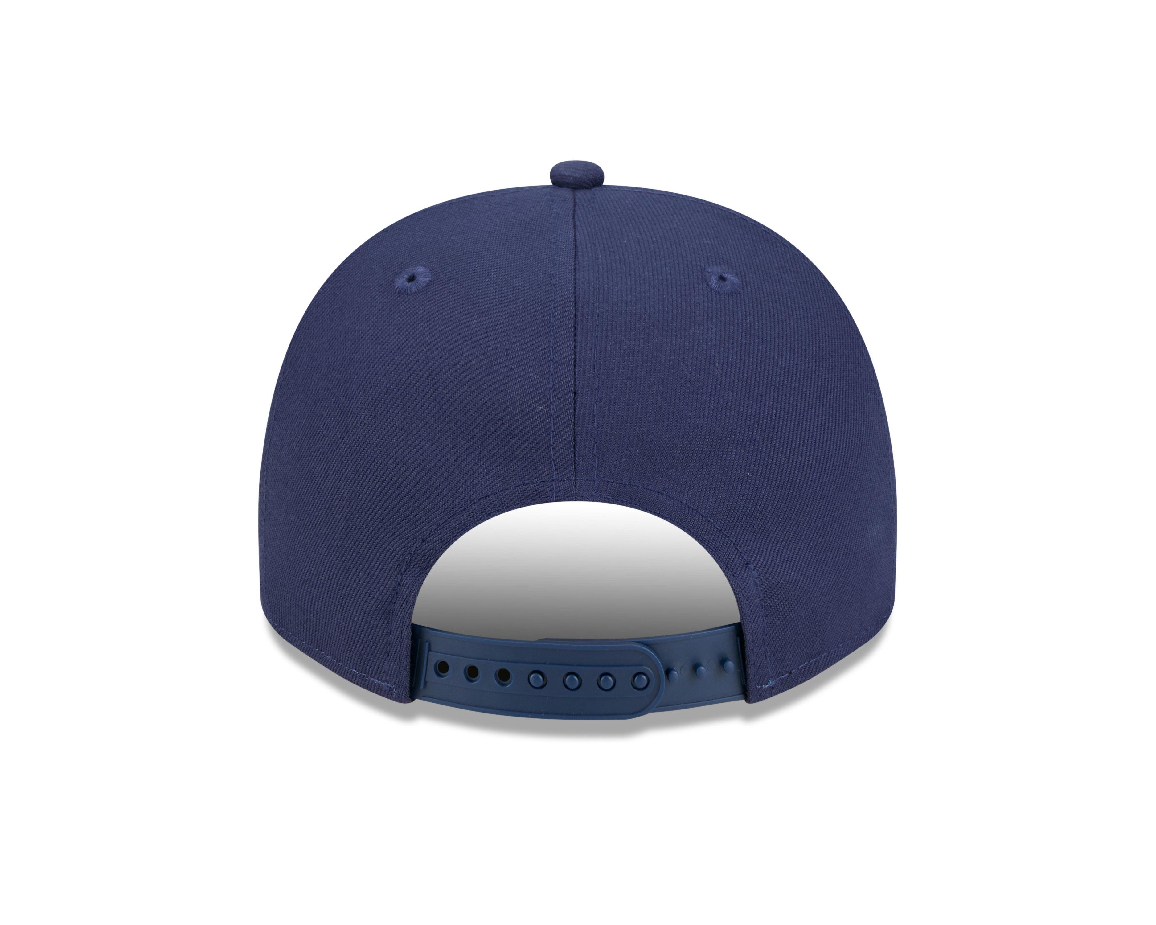 New Era Tampa Bay Rays 9FIFTY A-Frame Snapback Hat-Blue - BLUE Thumbnail View 4