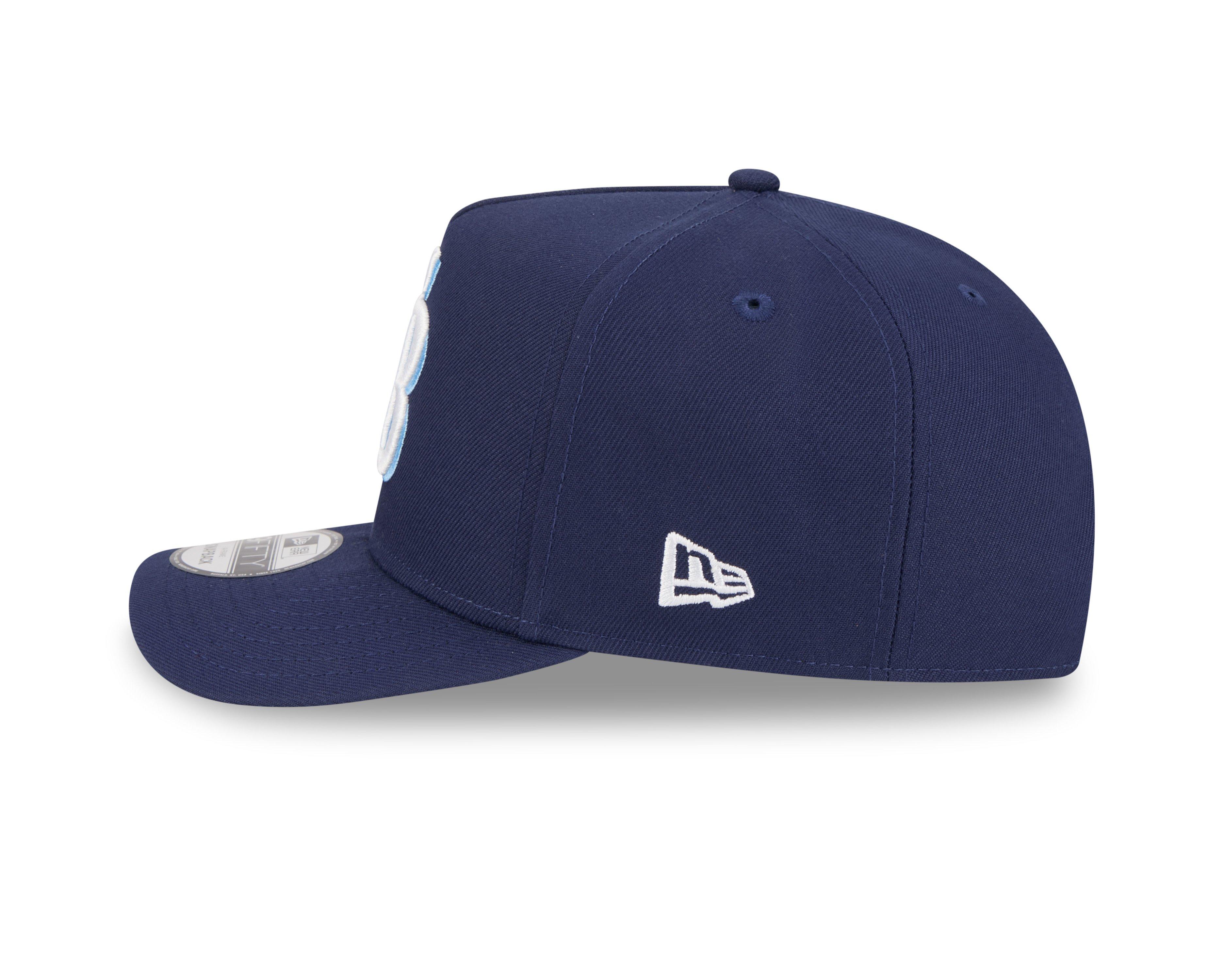 New Era Tampa Bay Rays 9FIFTY A-Frame Snapback Hat-Blue - BLUE Thumbnail View 5