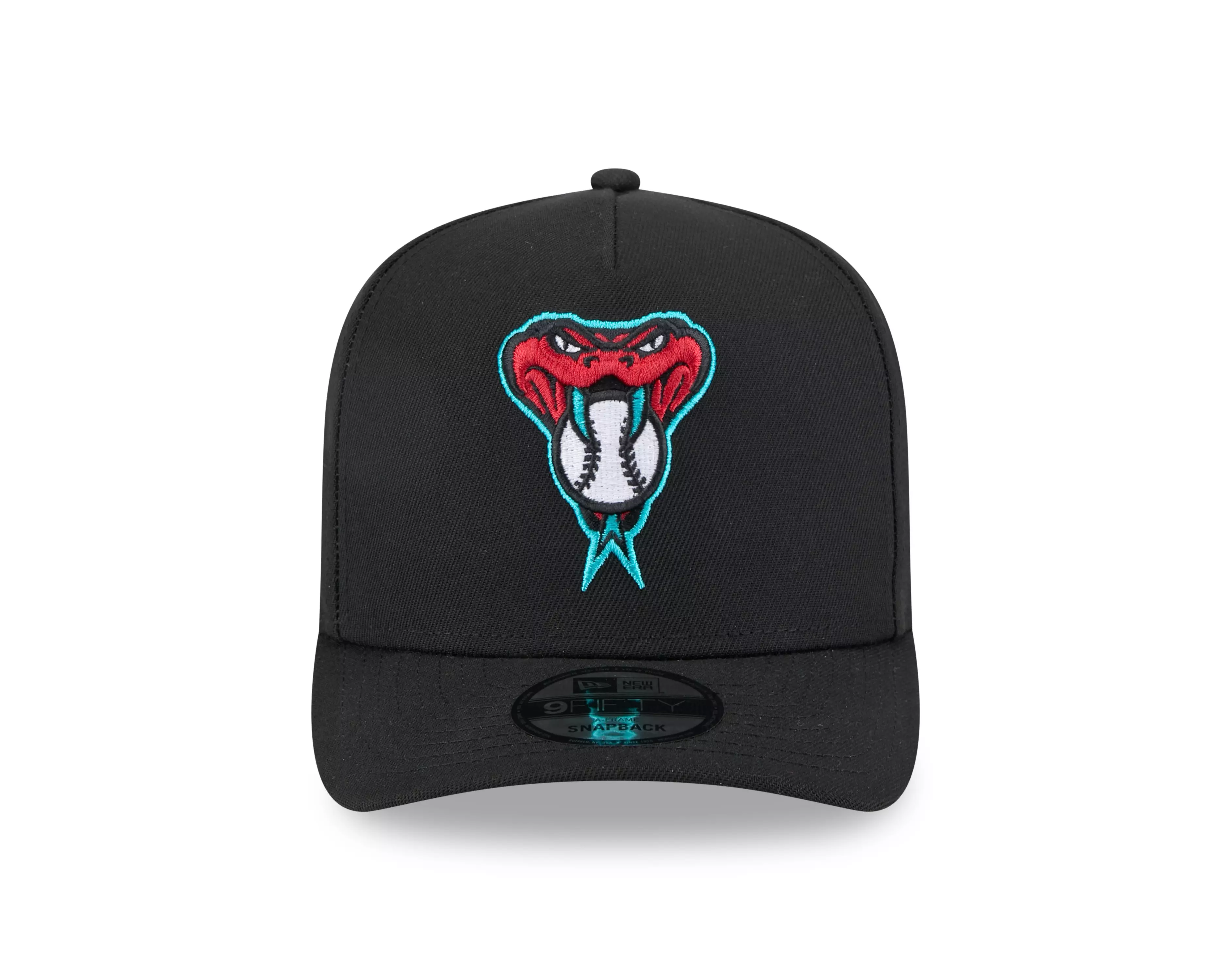 New Era Arizona Diamondbacks 9FIFTY A-Frame Snapback Hat-Black - BLACK