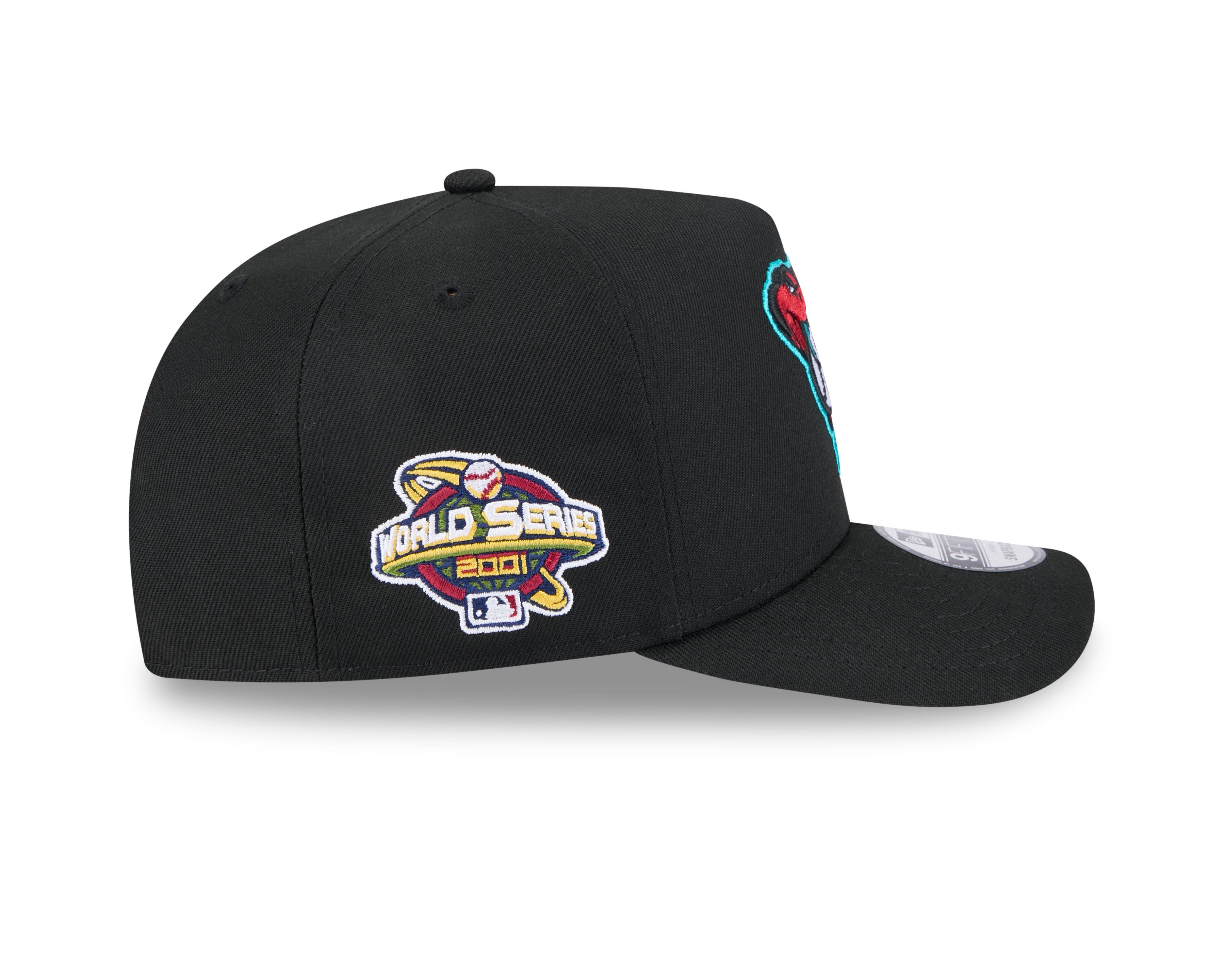 New Era Arizona Diamondbacks 9FIFTY A-Frame Snapback Hat-Black - BLACK Thumbnail View 6