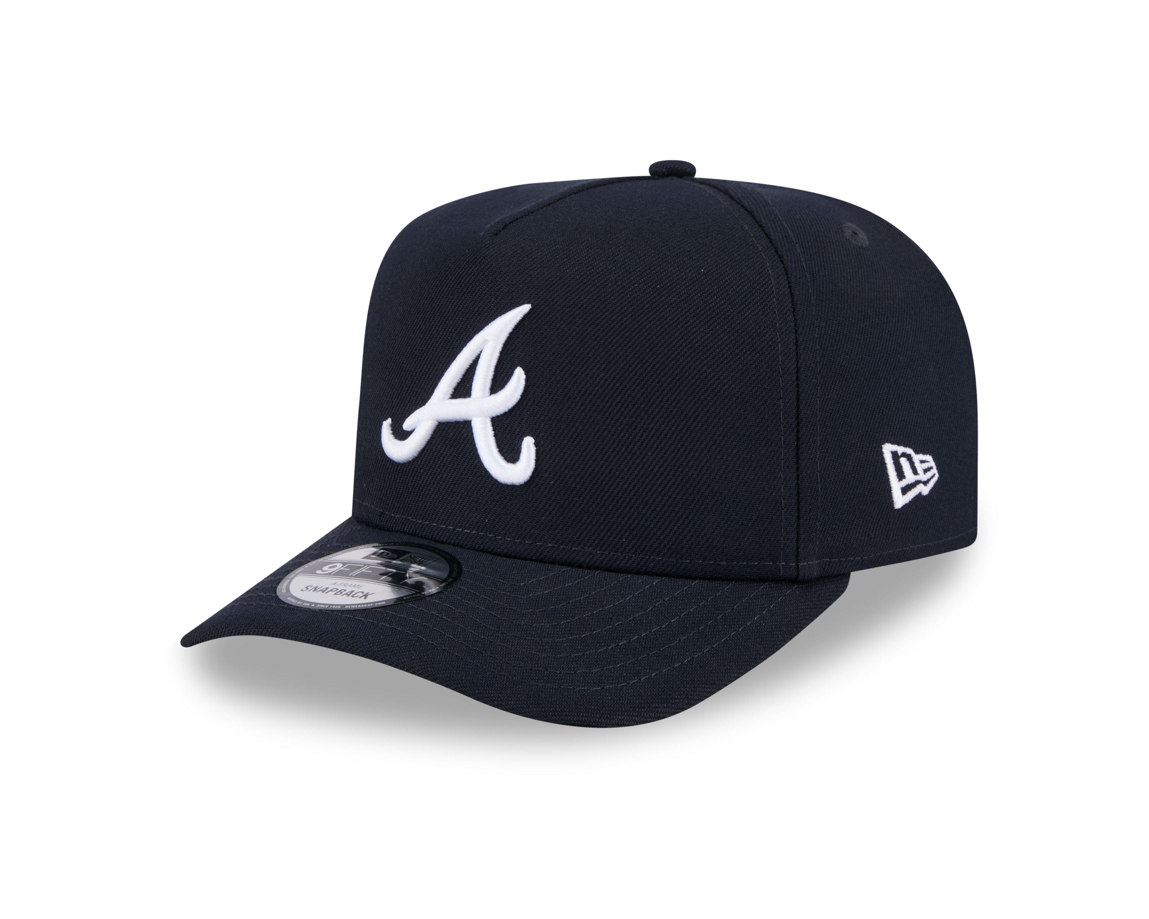 New Era Atlanta Braves 9FIFTY A-Frame Navy Snapback Hat