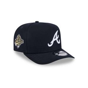 New Era Atlanta Braves 9FIFTY A-Frame Snapback Hat-Navy